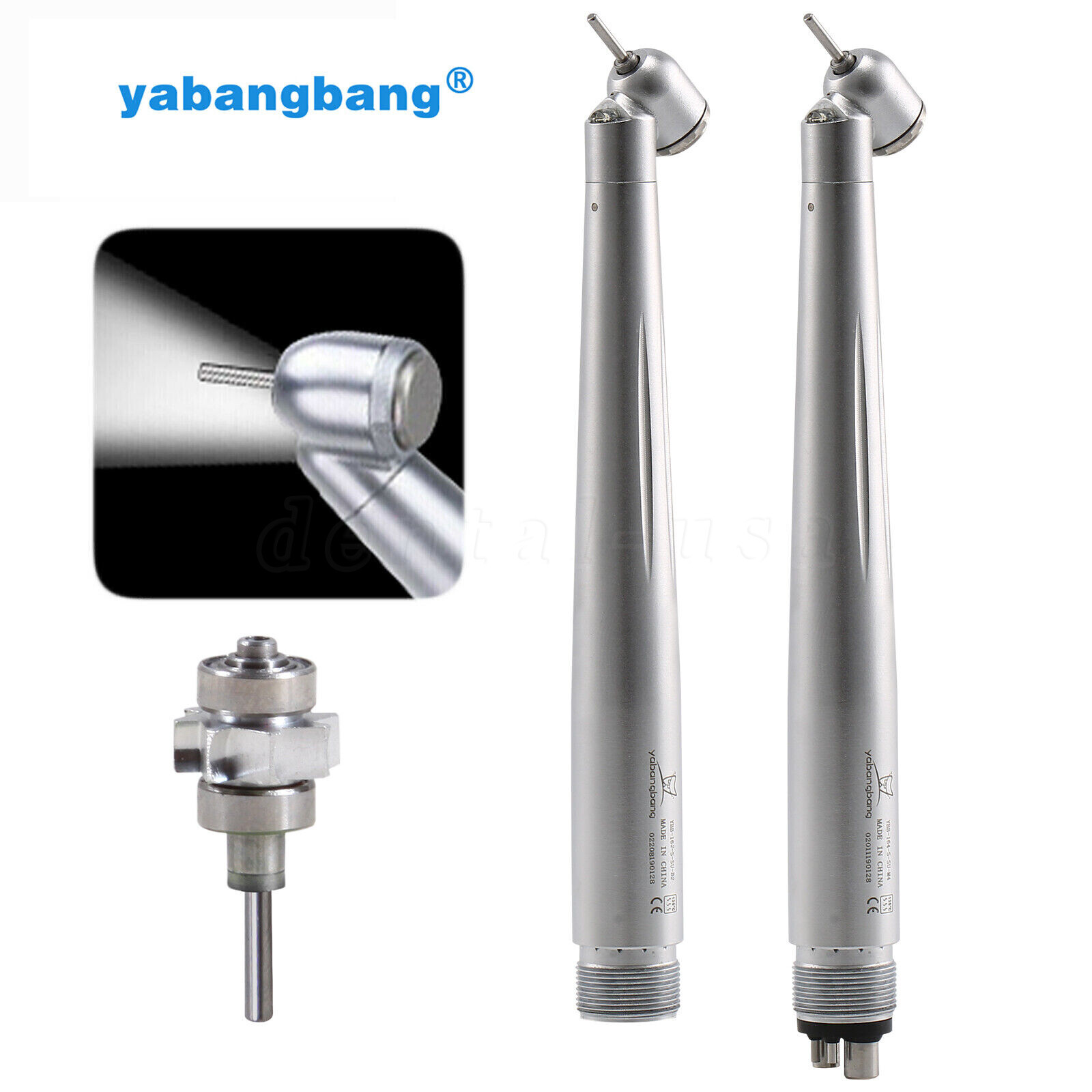 45°Angle Dental LED PANA MAX High Speed Handpiece Fit for NSK type Mini Turbine