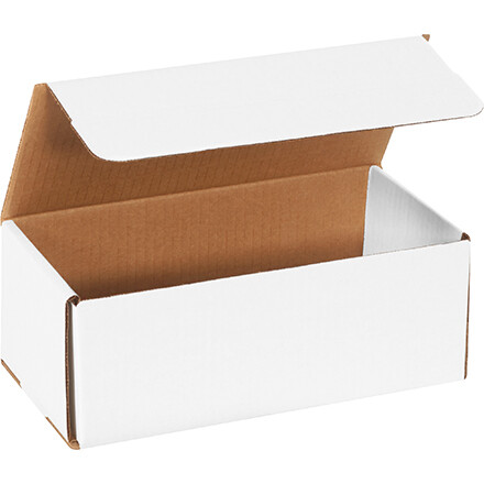 White Corrugated Boxes 10×4 7/8×3 3/4″ – 50-Case, Reliable Packing
