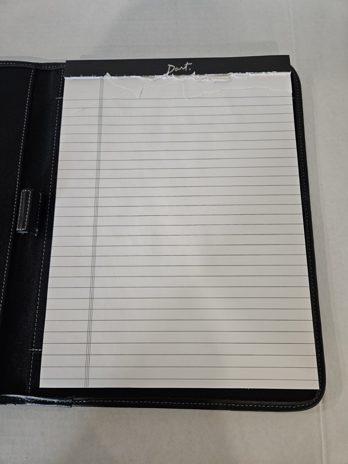 Basic Black Portfolio Notebook 12 By 9 Inches