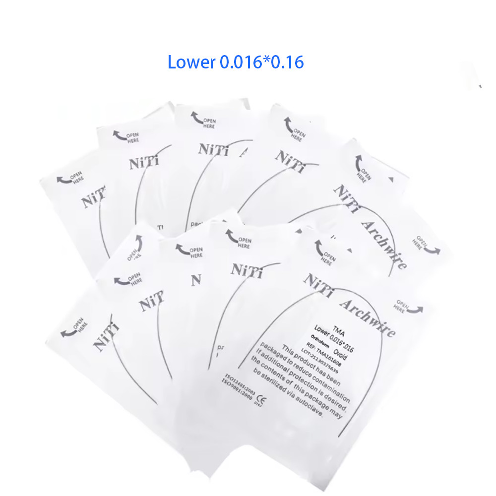 Dental Orthodontic TMA Beta Ti-Mo Arch Wires Ovoid Rectangular 1pc/pack