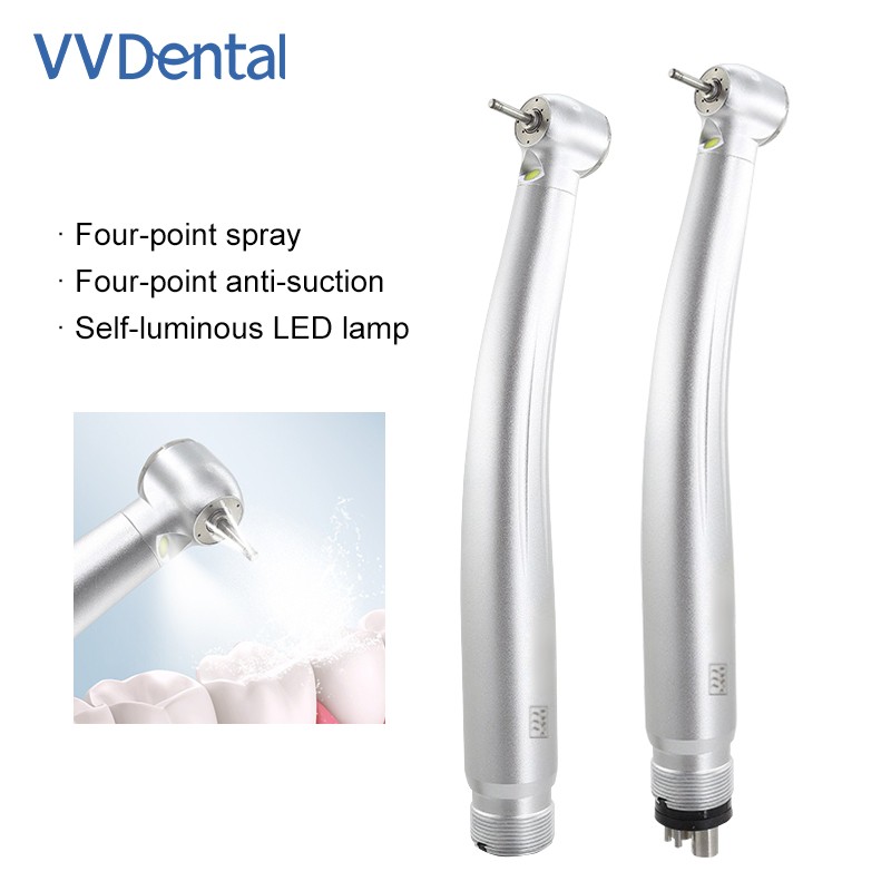 Dental High Speed LED Handpiece Anti-Suction Autoclavable 135°C 320000-400000rpm