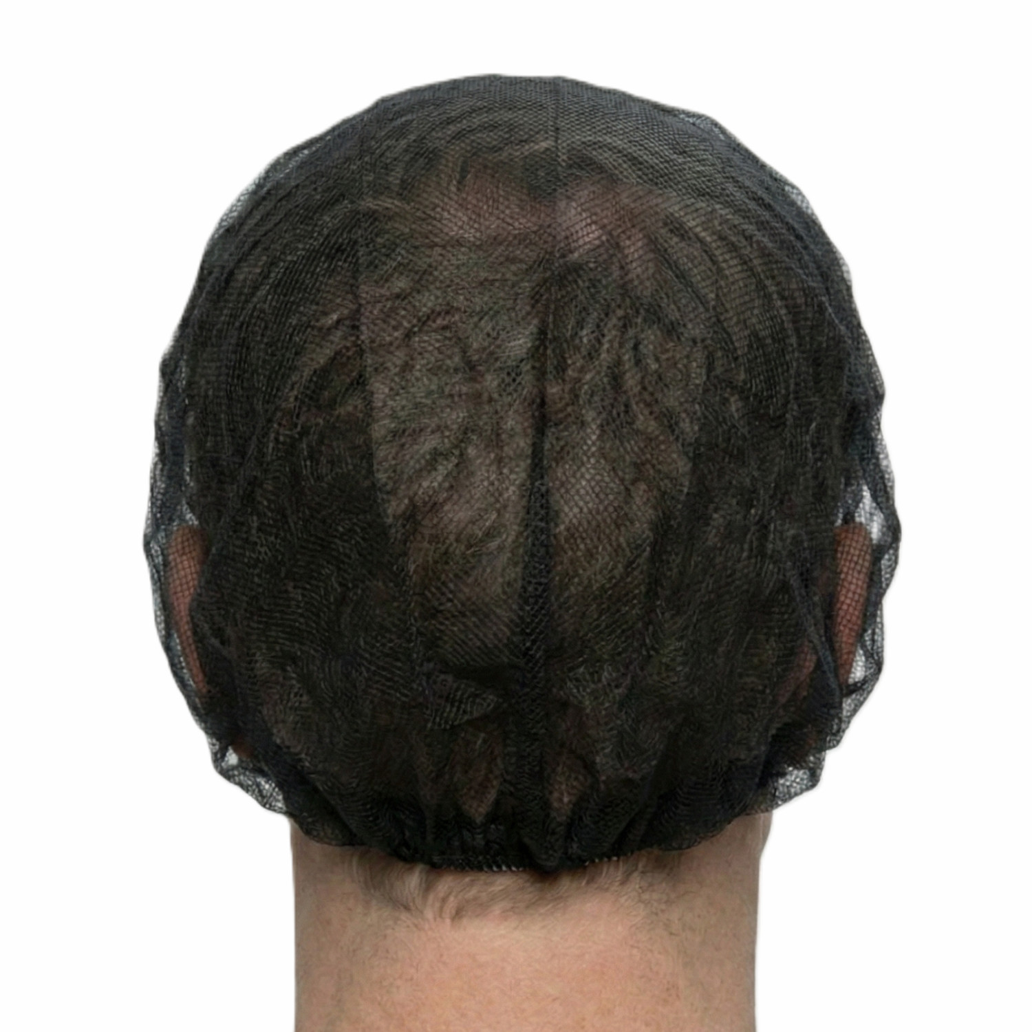 21″ Polypropylene Black Hair Mob Cap Latex Free, (1000 Pieces)