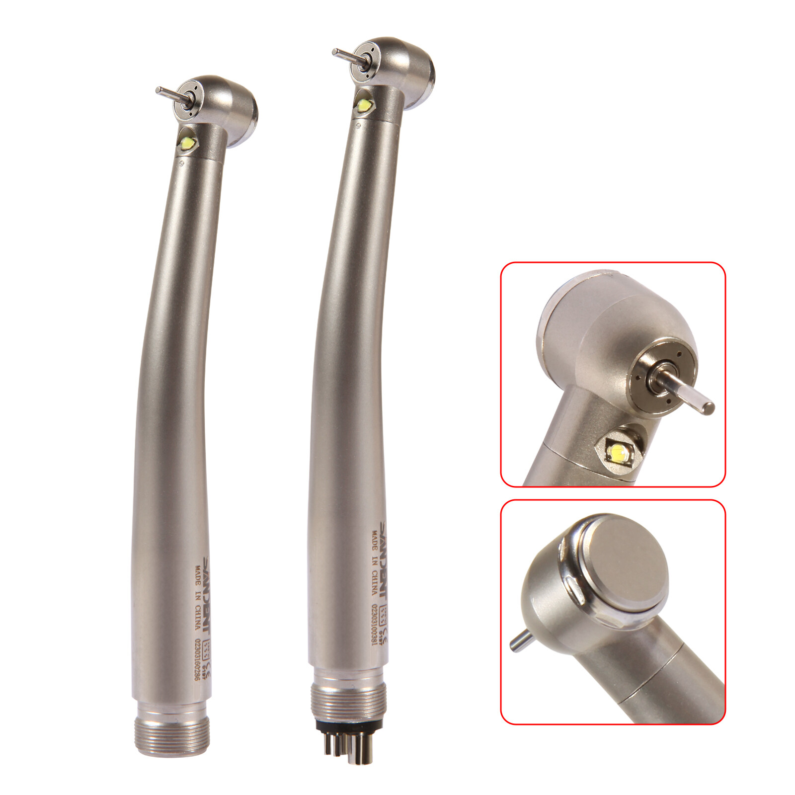 NSK Type Dental PANA MAX High Speed LED Handpieces Internal Triple Spray 2/4H