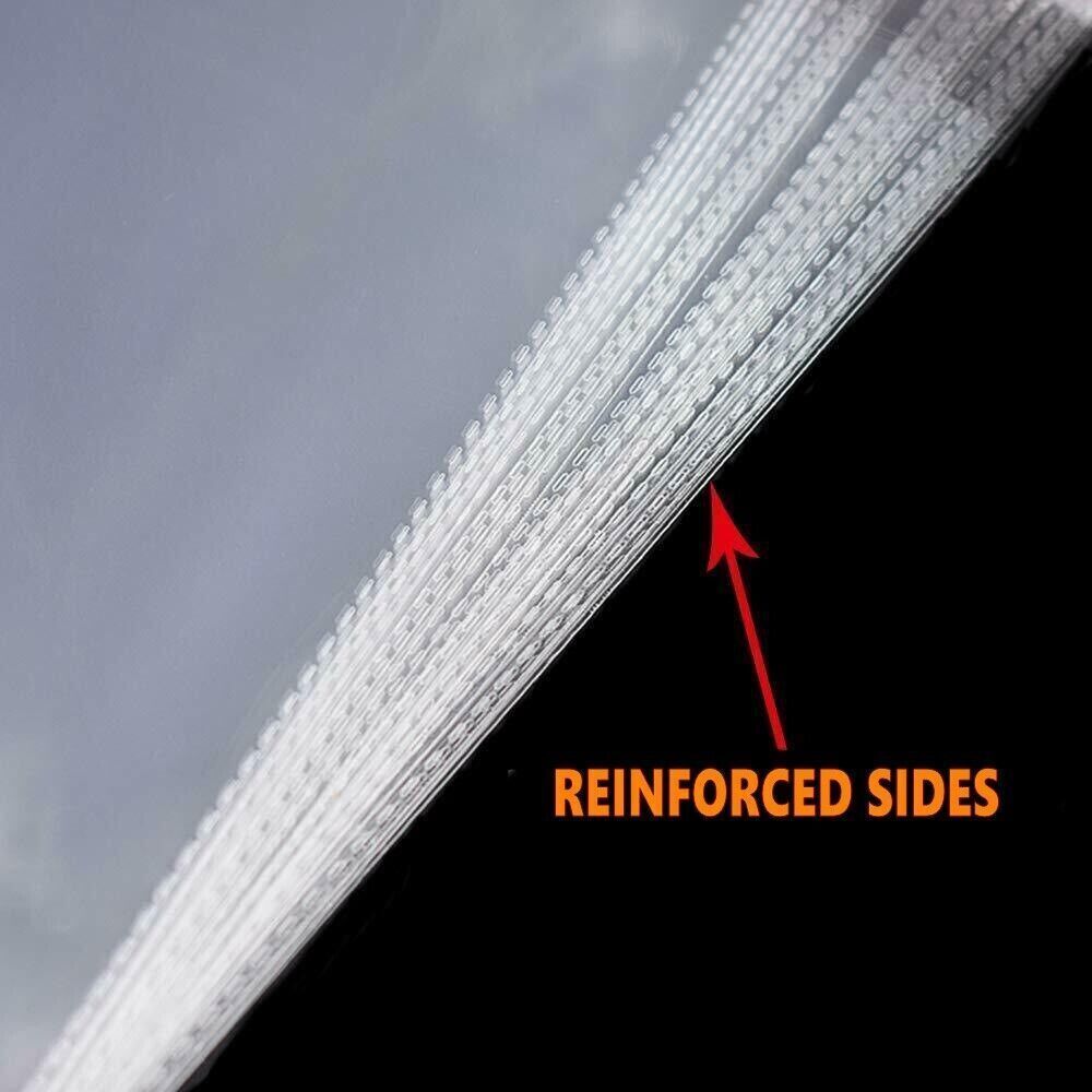 100Pcs Clear Resealable Self Sealing Cello Cellophane Bags OPP Poly Bags Plastic