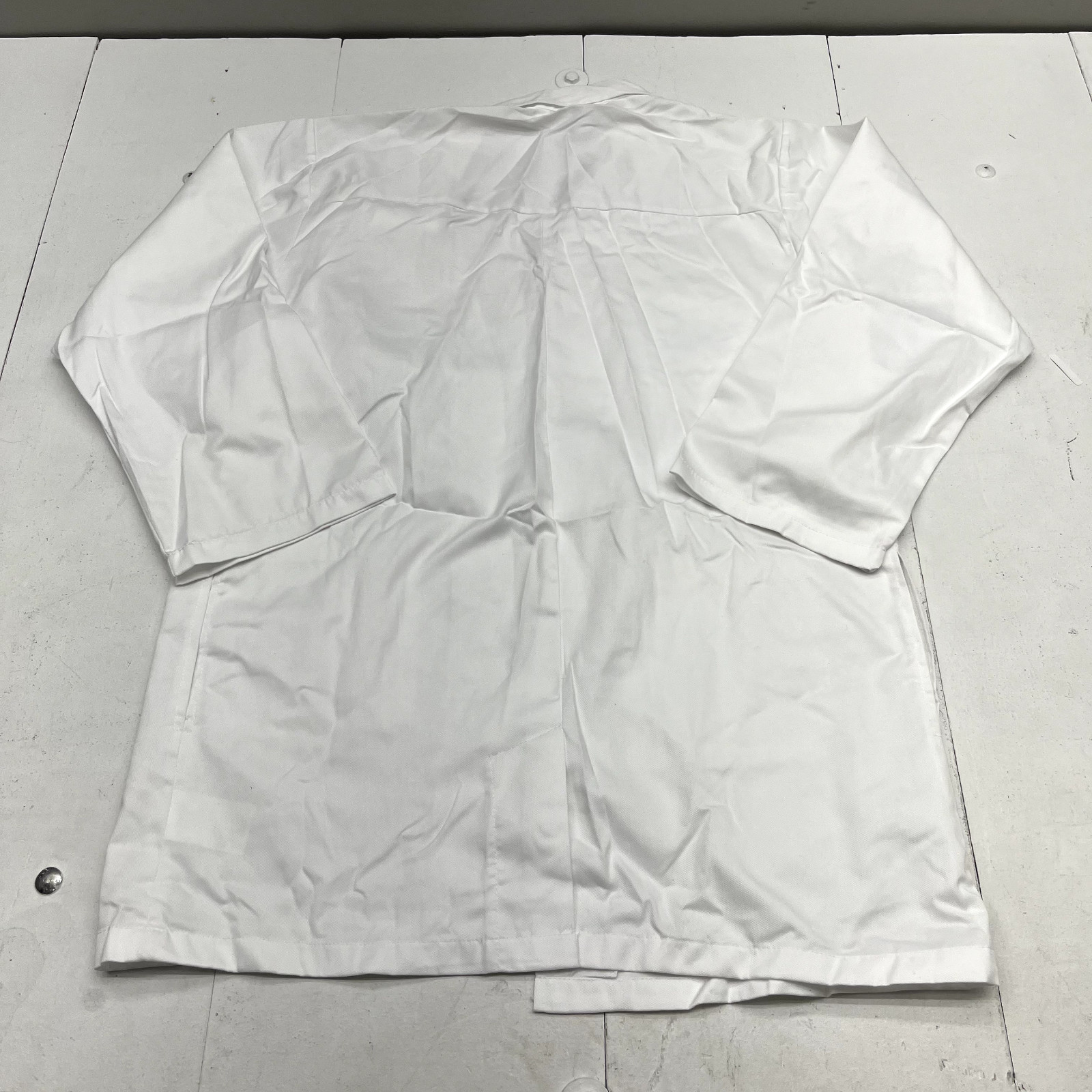 NY Three White Long Sleeve Chef Coat Unisex Adult Size X-Large NEW