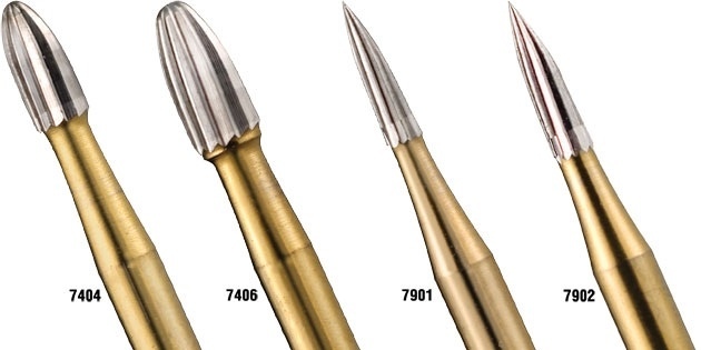 7664 5 pk trimming & finishing FG carbide dental Burr 1.60mm Individually Pk
