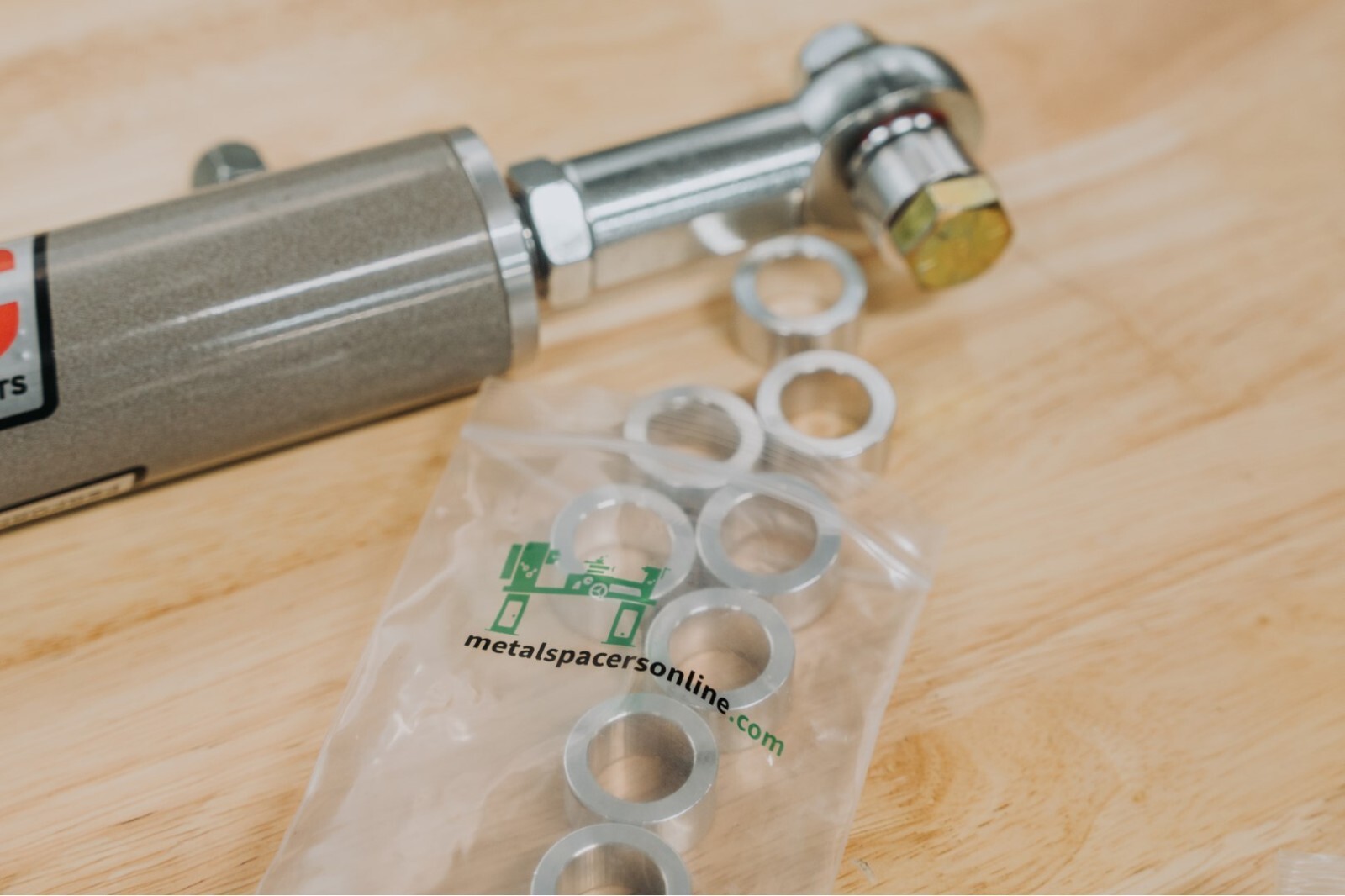 New Aluminum Spacer Bushing 1-1/8″ OD x 3/4″ ID–Fits M18/19 or 3/4″ Bolts