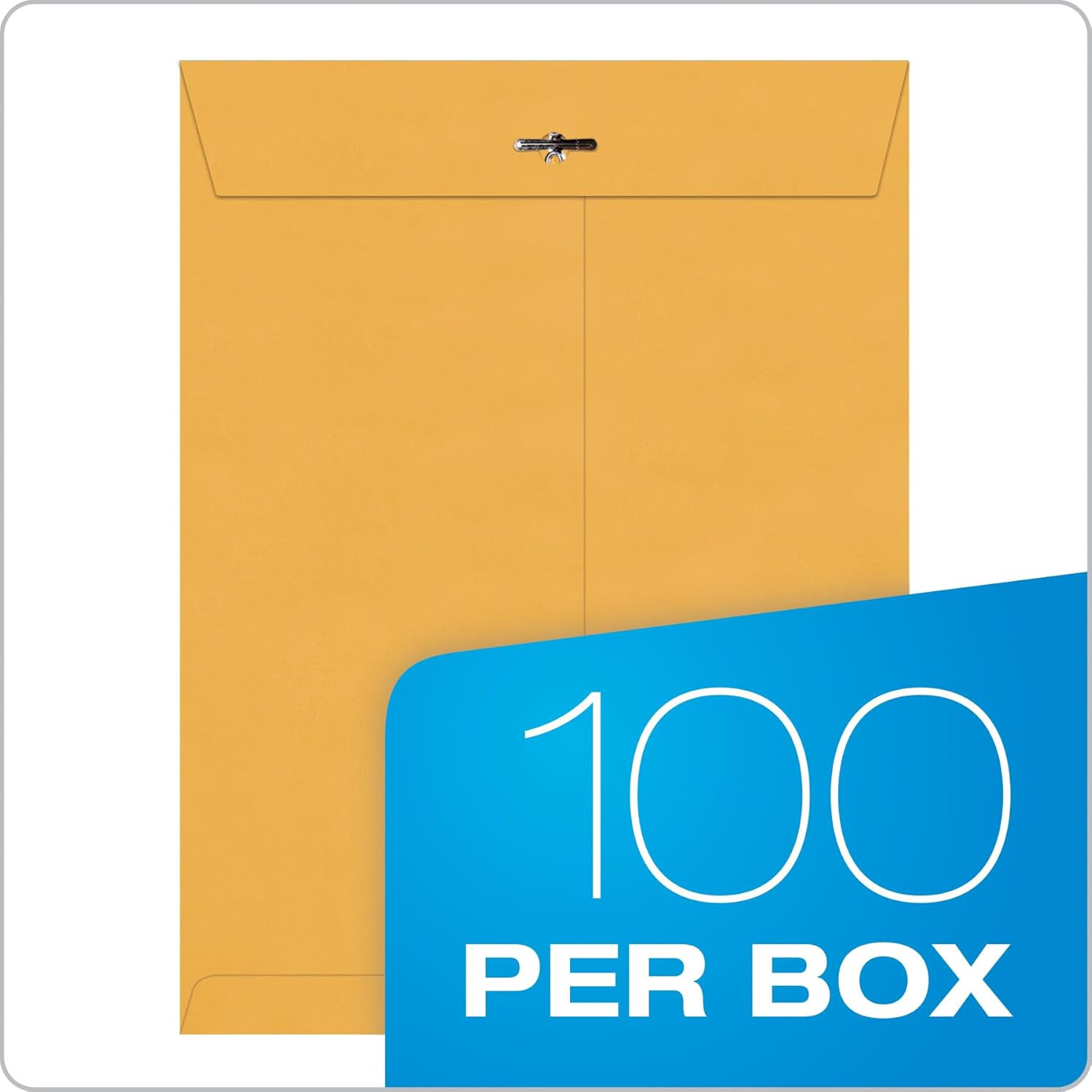 9×12 Clasp Envelopes Brown Kraft Heavy Duty Mailing Envelopes 100Ct