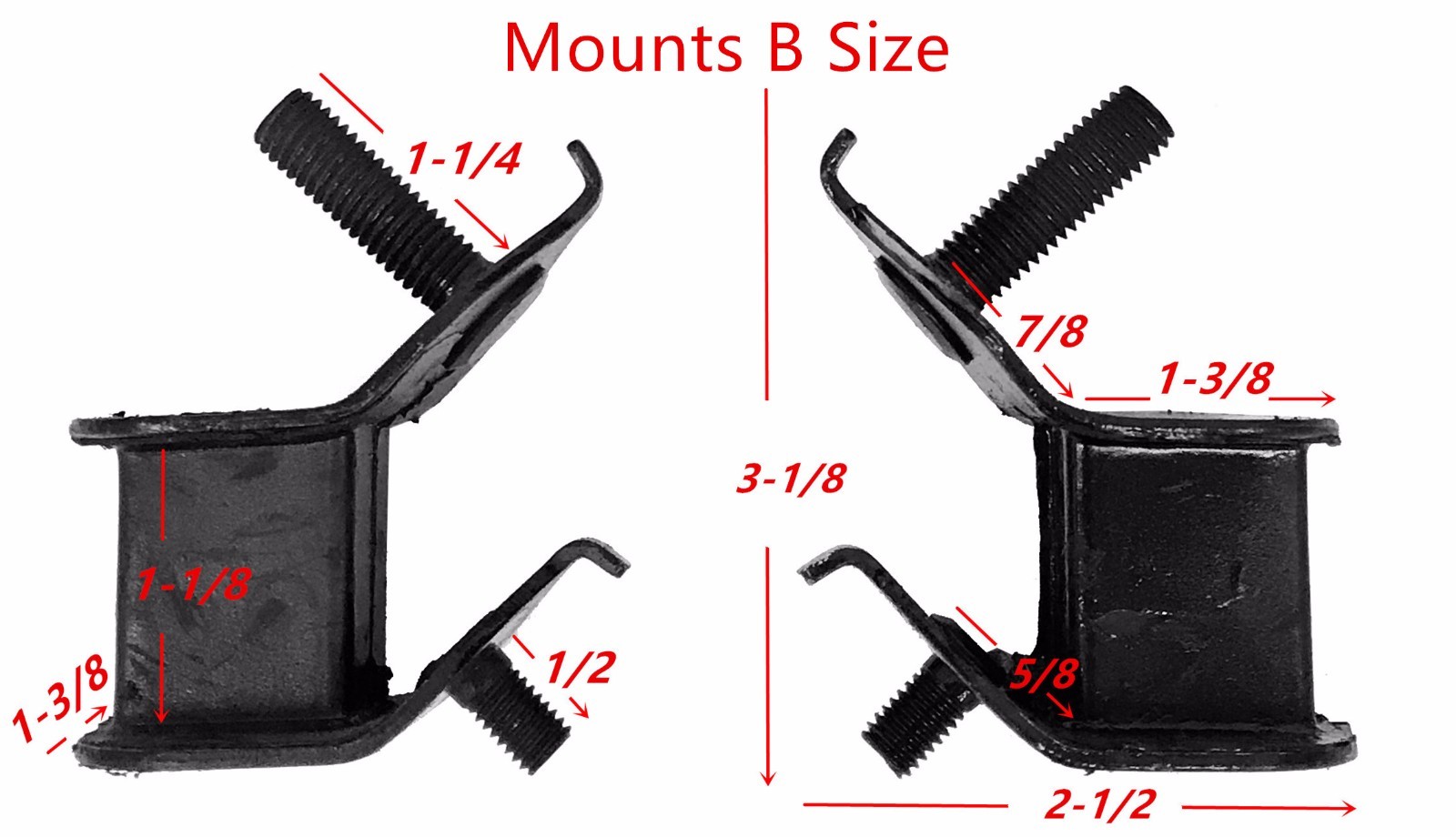 Small 4 PCS Anti Vibration Generator Rubber Motor Mounts For Honda 68325-ZC2-000