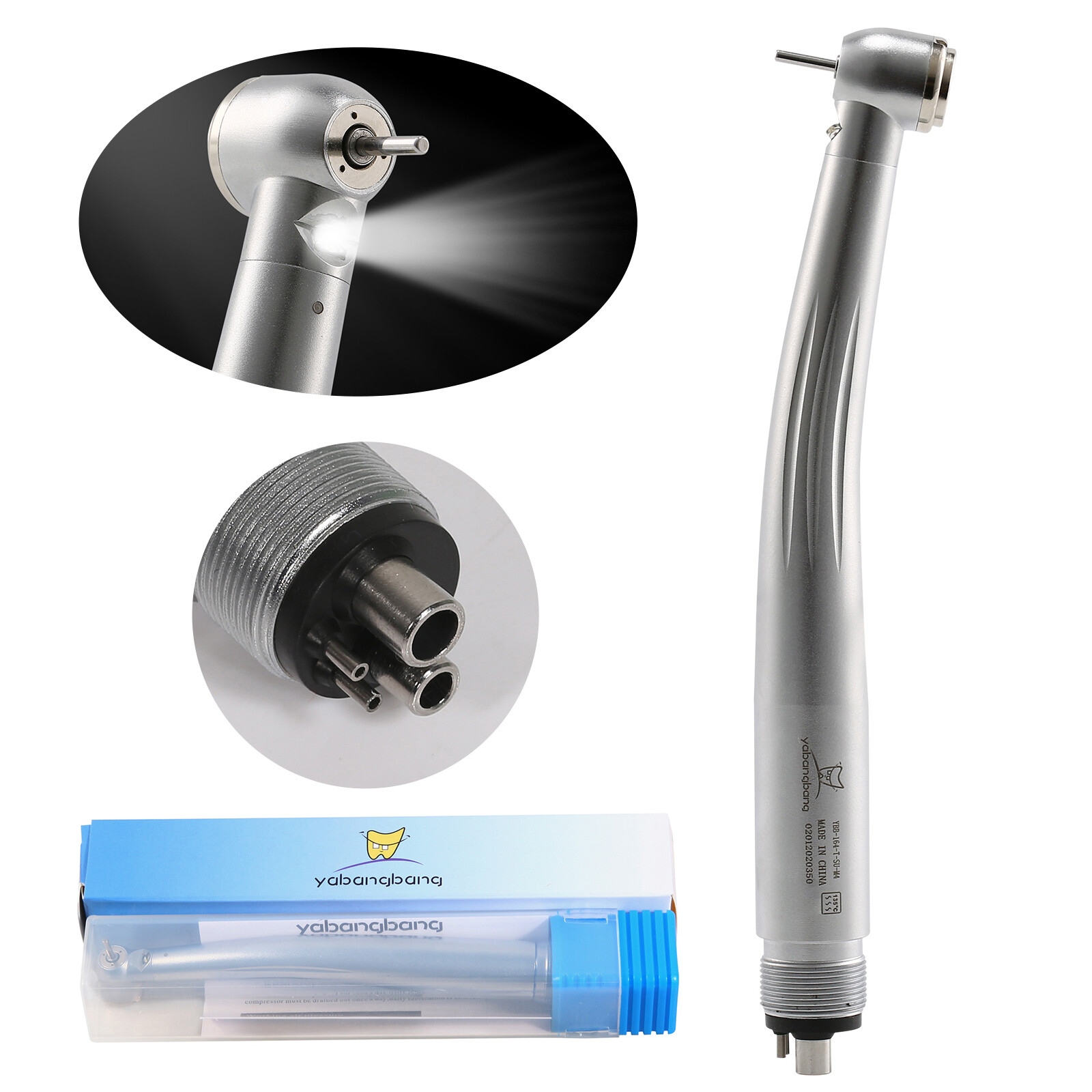 E-generator Dental LED Fiber Optic High Speed Handpiece Internal Triple Spray