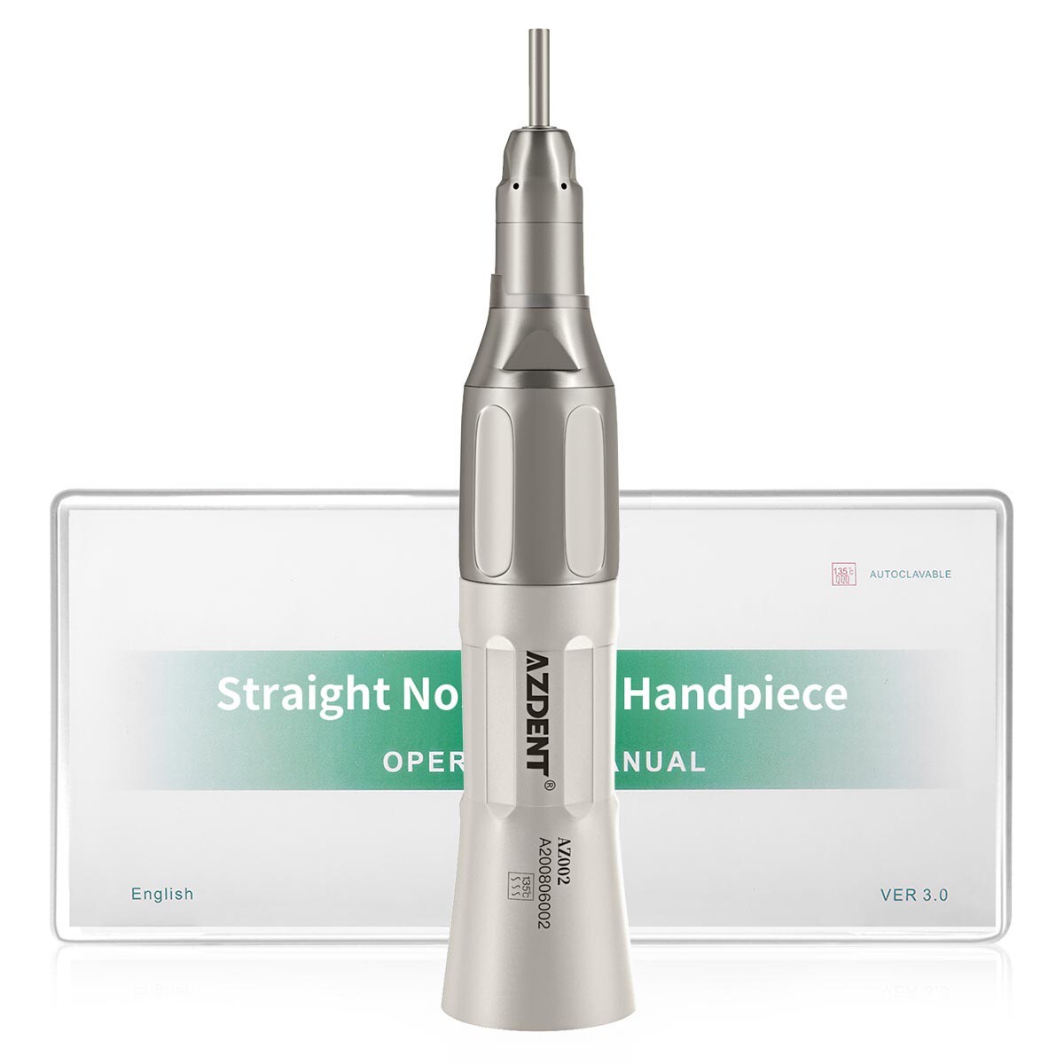 Dental Slow Low Speed Handpiece Straight Contra Angle Air Motor 2Hole/4Hole