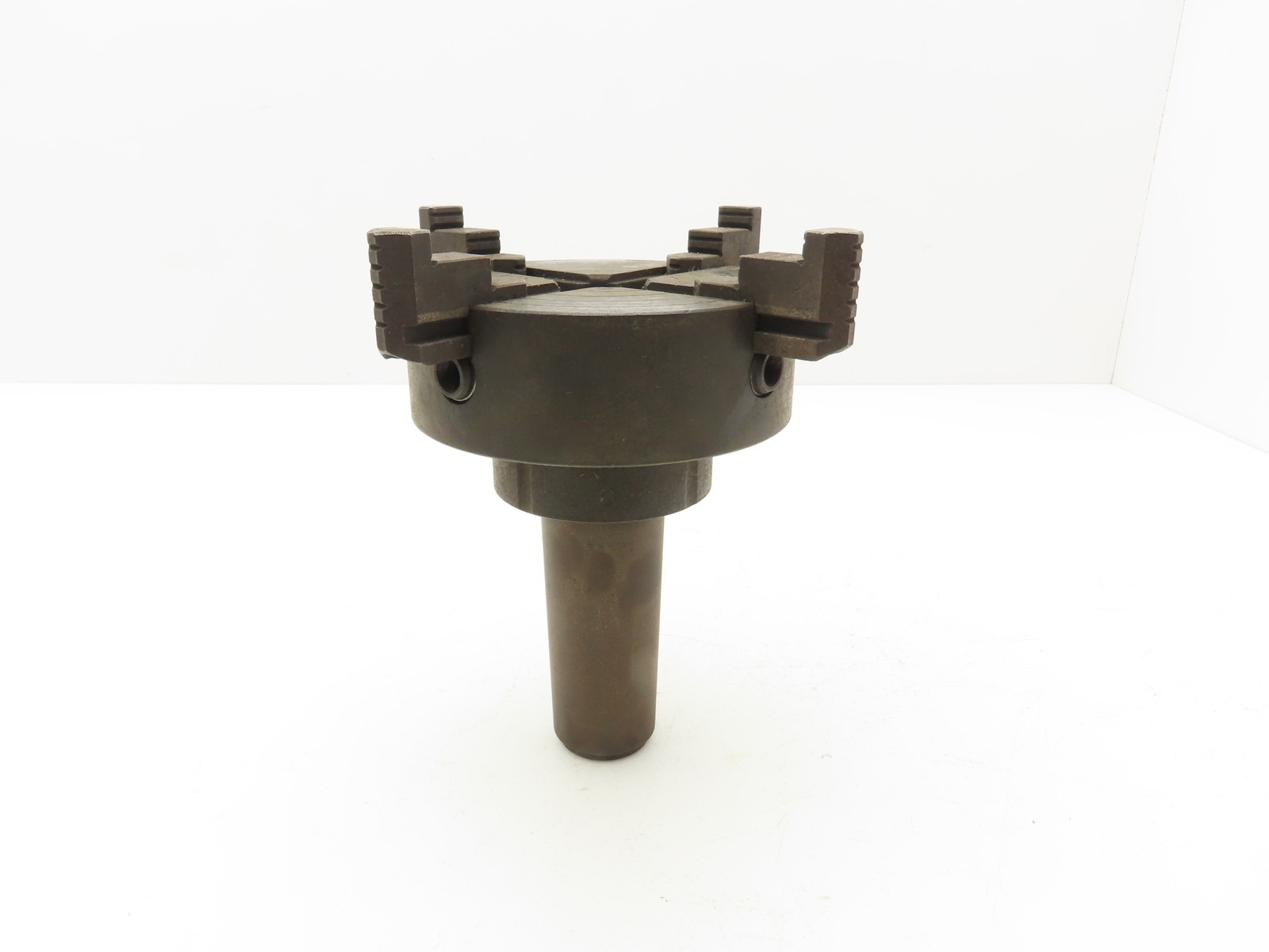 Hardinge 36HC 4-Jaw Independent Manual Lathe Chuck 5″ OD W/5 To 2 Morse Taper