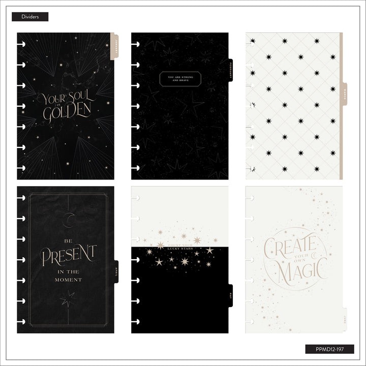 2026/2027 Happy Planner Eternal Stars Mini Dashboard Layout Planer