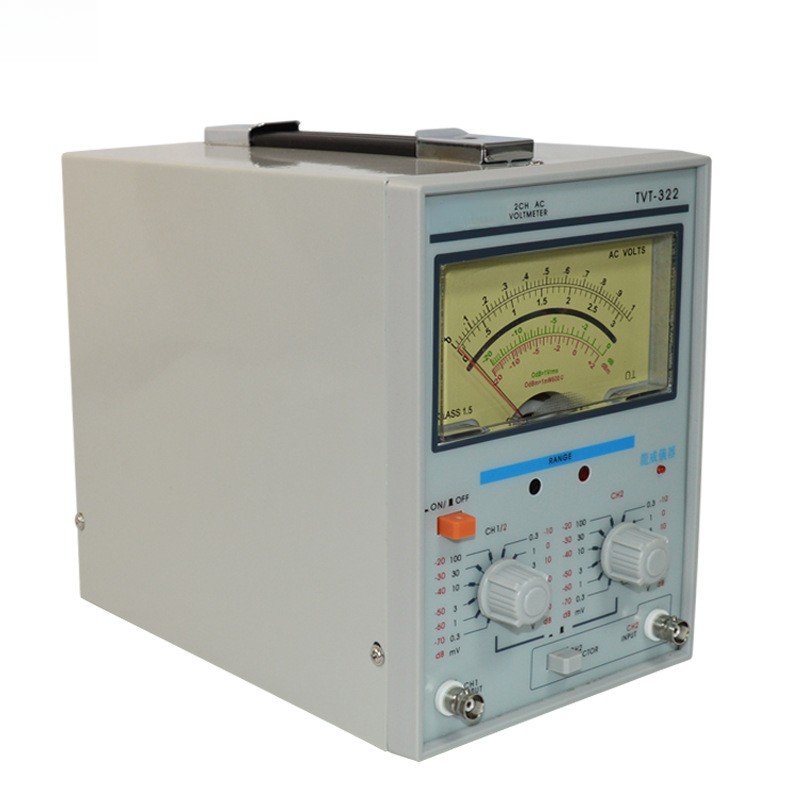 TVT-322 Dual Channel Milivoltmeter Double Needle Millivoltmeter Design New