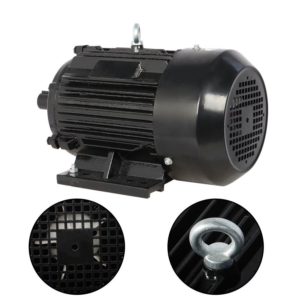 Electric Motor 5HP 1800 RPM 184T Frame TEFC 230/460 Volt Severe Duty 3 Phase