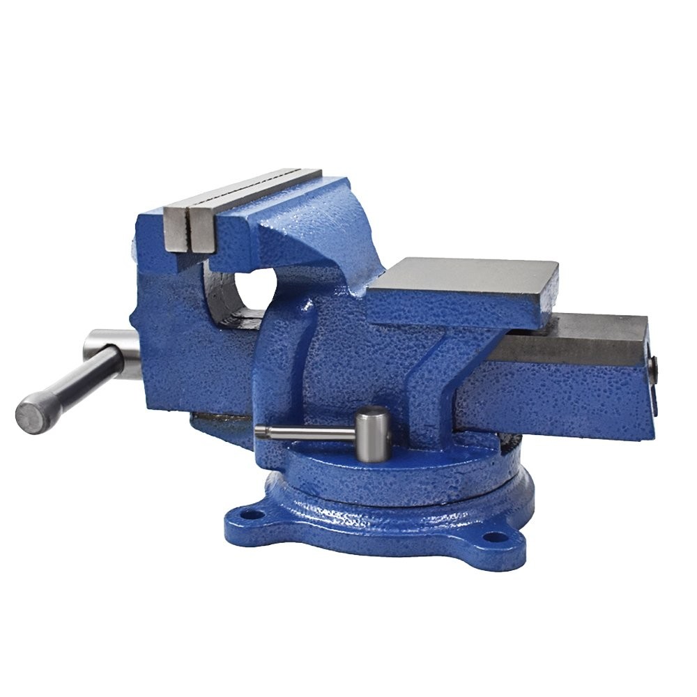 6″ Mechanic Bench Vise Table Top Clamp Press Locking Swivel Base Heavy