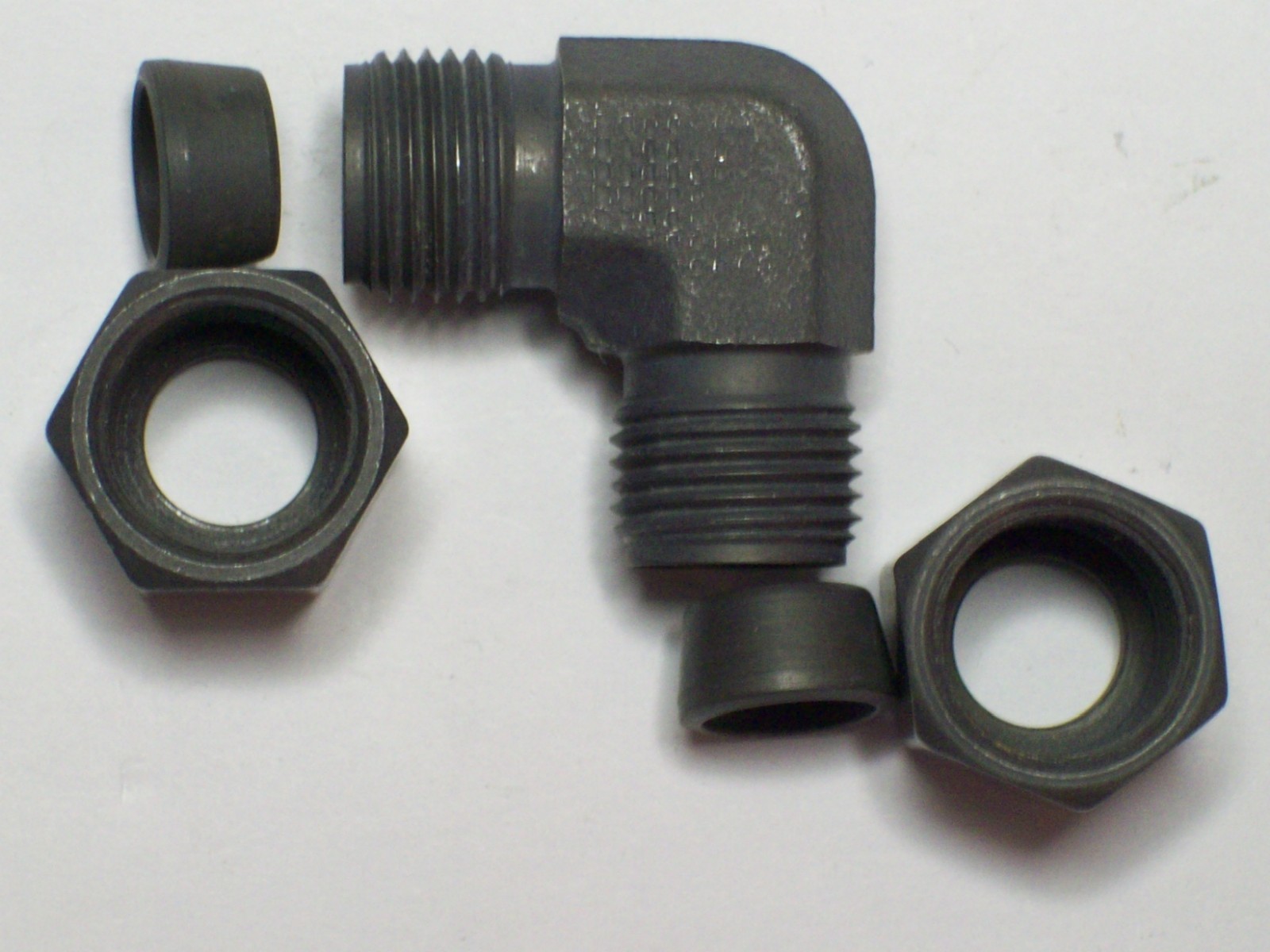 1- Parker S75 Steel CPI Elbow Union, 3/8″ Tube x 3/8″ Tube, 6-6 EBZ-S