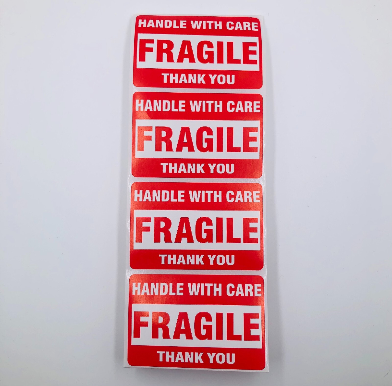 50pc Fragile Handle With Care 2×3″ Stickers Packaging Box Safety Mailing Labels