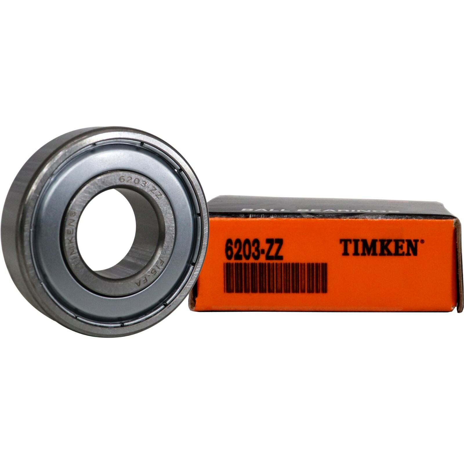 (2 PACK) USA TIMKEN 6203-2Z 17X40X12MM Double Metal Seal Ball Bearings