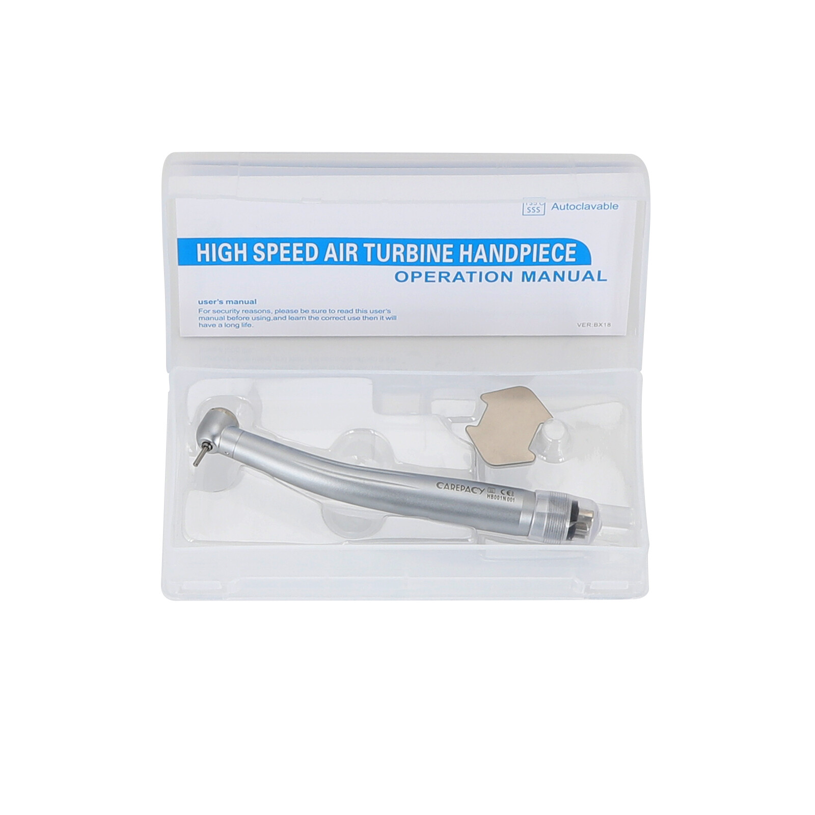 NSK Style Dental Standard/Mini Small Head High Speed Handpiece Push Button 4Hole