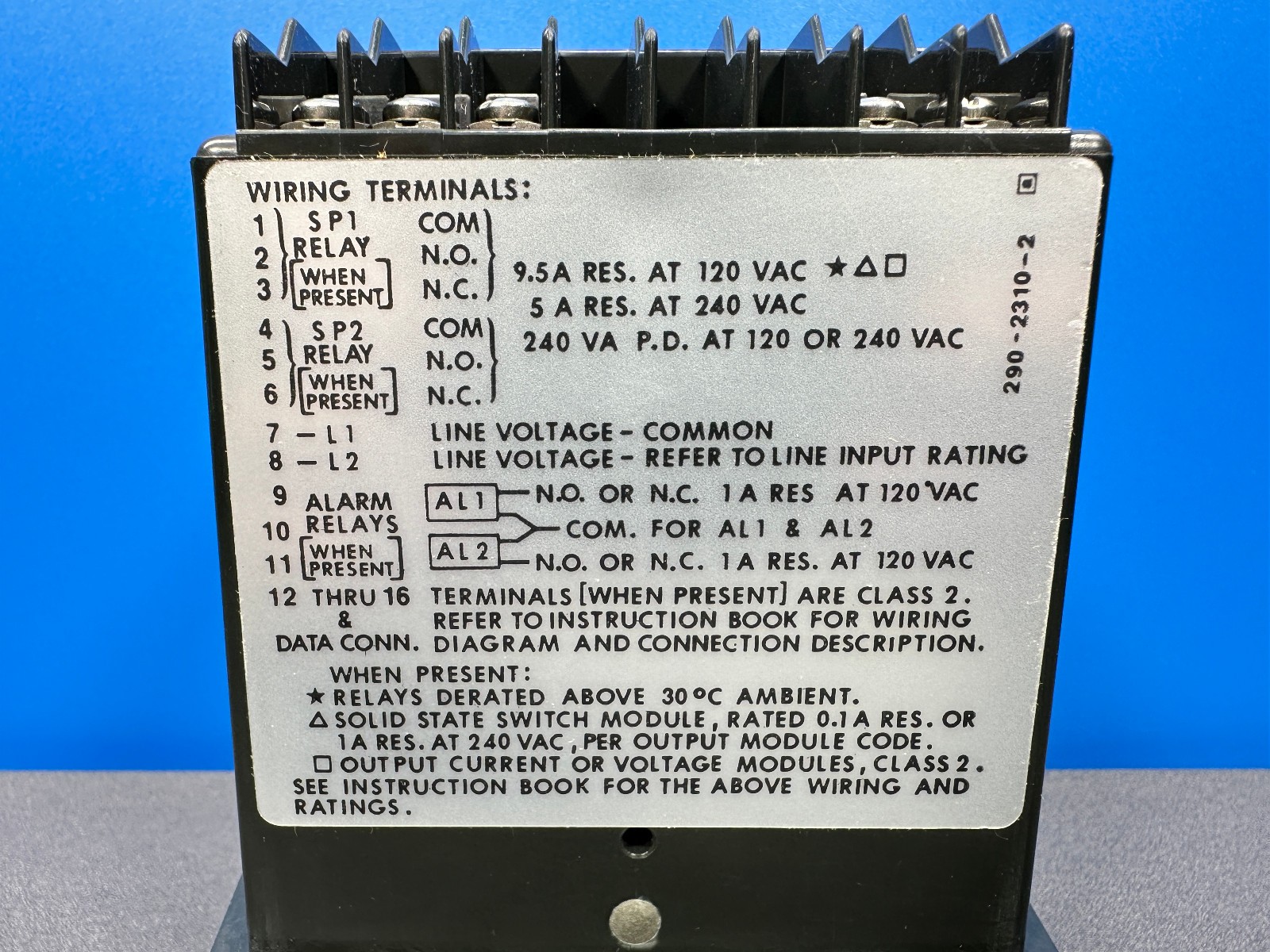 LOVE CONTROLS CORP CORP. PROCESS MONITOR MODEL 32100-534 DIGITAL INDEX