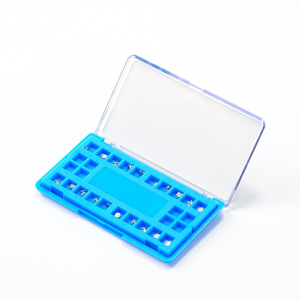 EASYINSMILE Dental Brackets Orthodontic Braces MINI Roth/MBT 022 345 Hook Mesh