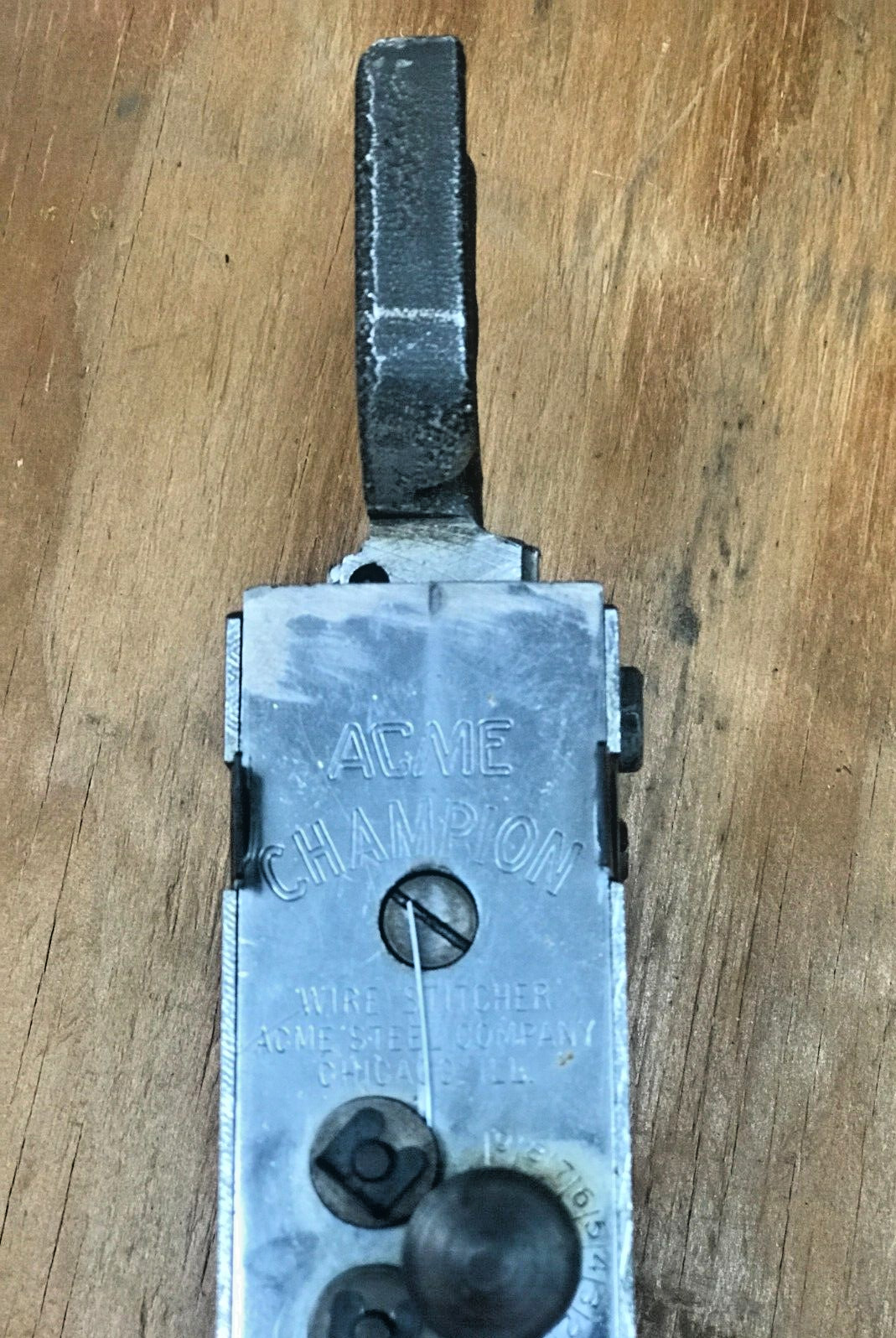 Rebuilt Acme Champion Stitcher Head With Standard 1/2″ Swivel Great Working Cond