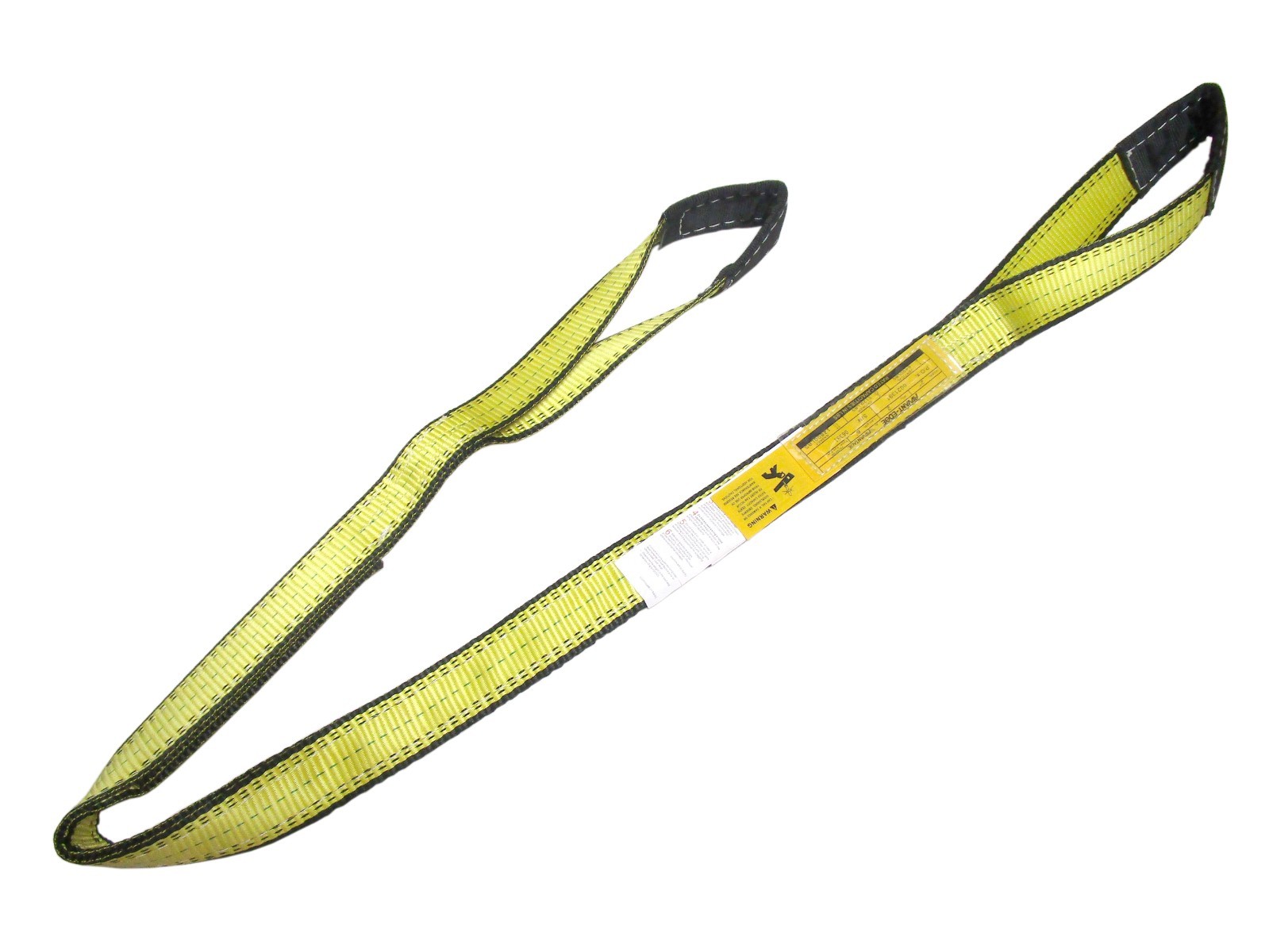 Poly Lifting Sling 2″ x 14 FT Eye & Eye 2-ply Choker Tow Strap 12,800 lbs basket