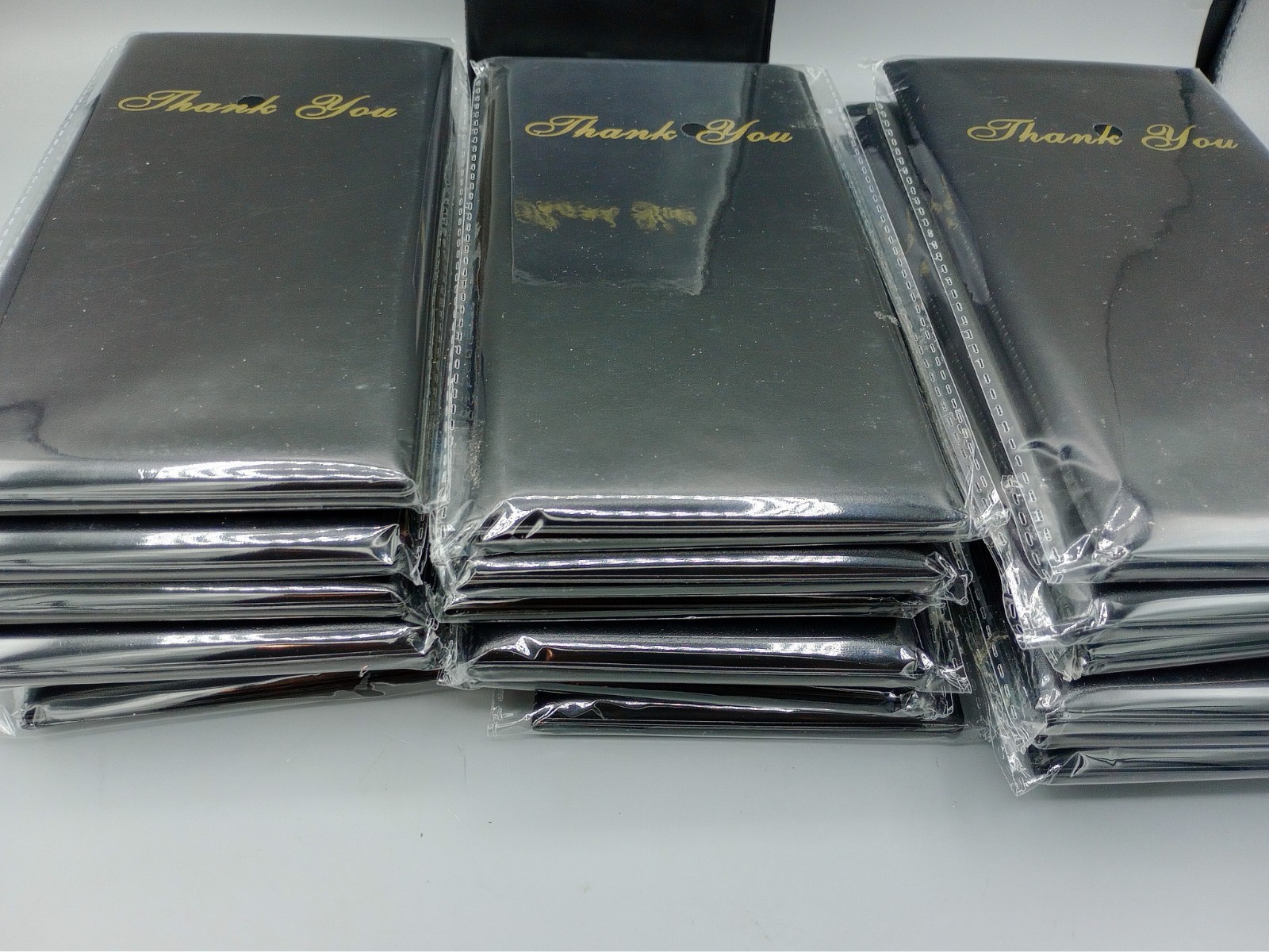 Restaurant Server Bill Book – Guest Check Card Holder Presenter 24 Pack – Black