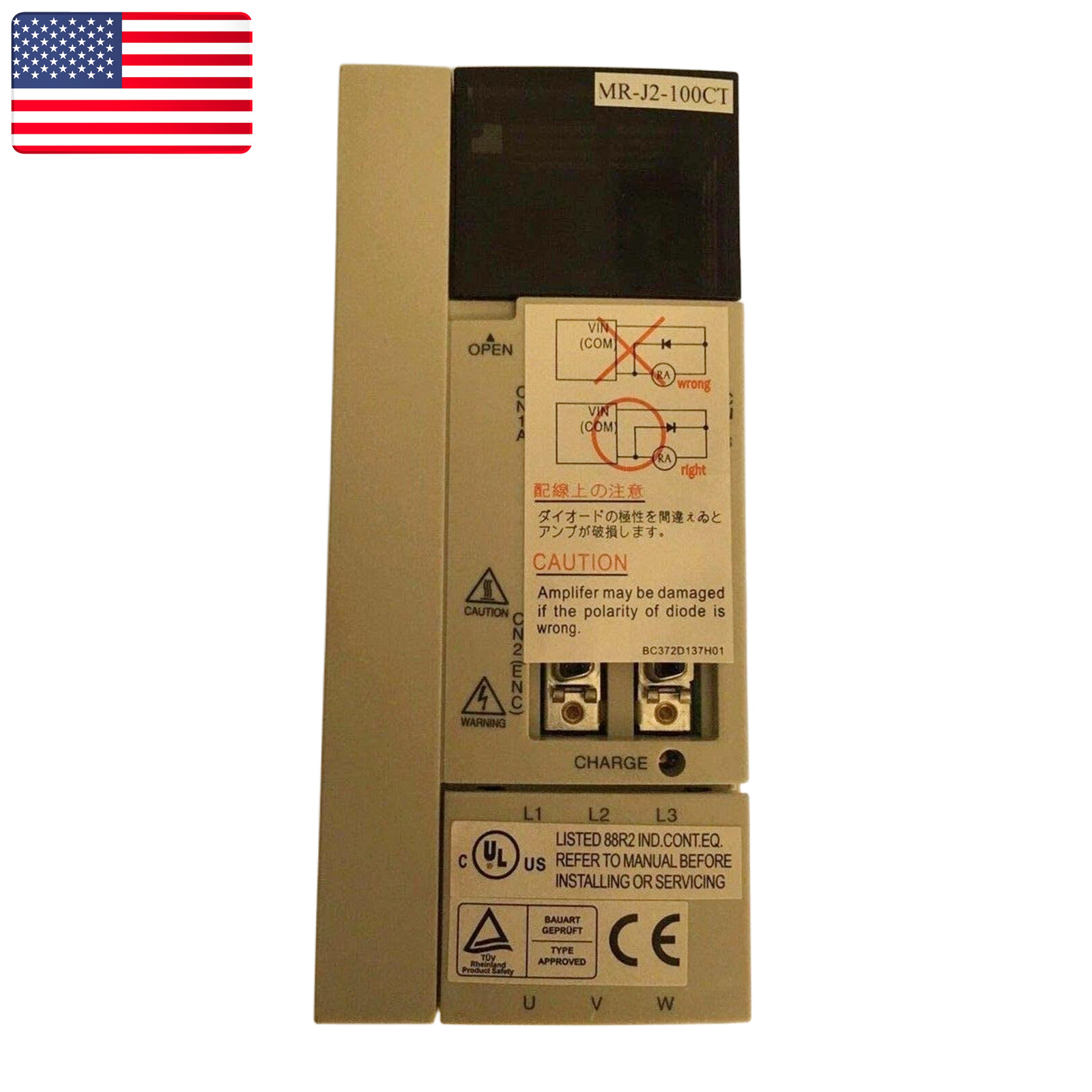 One Brand New MITSUBISHI Servo Drive MR-J2-100CT – US Stock