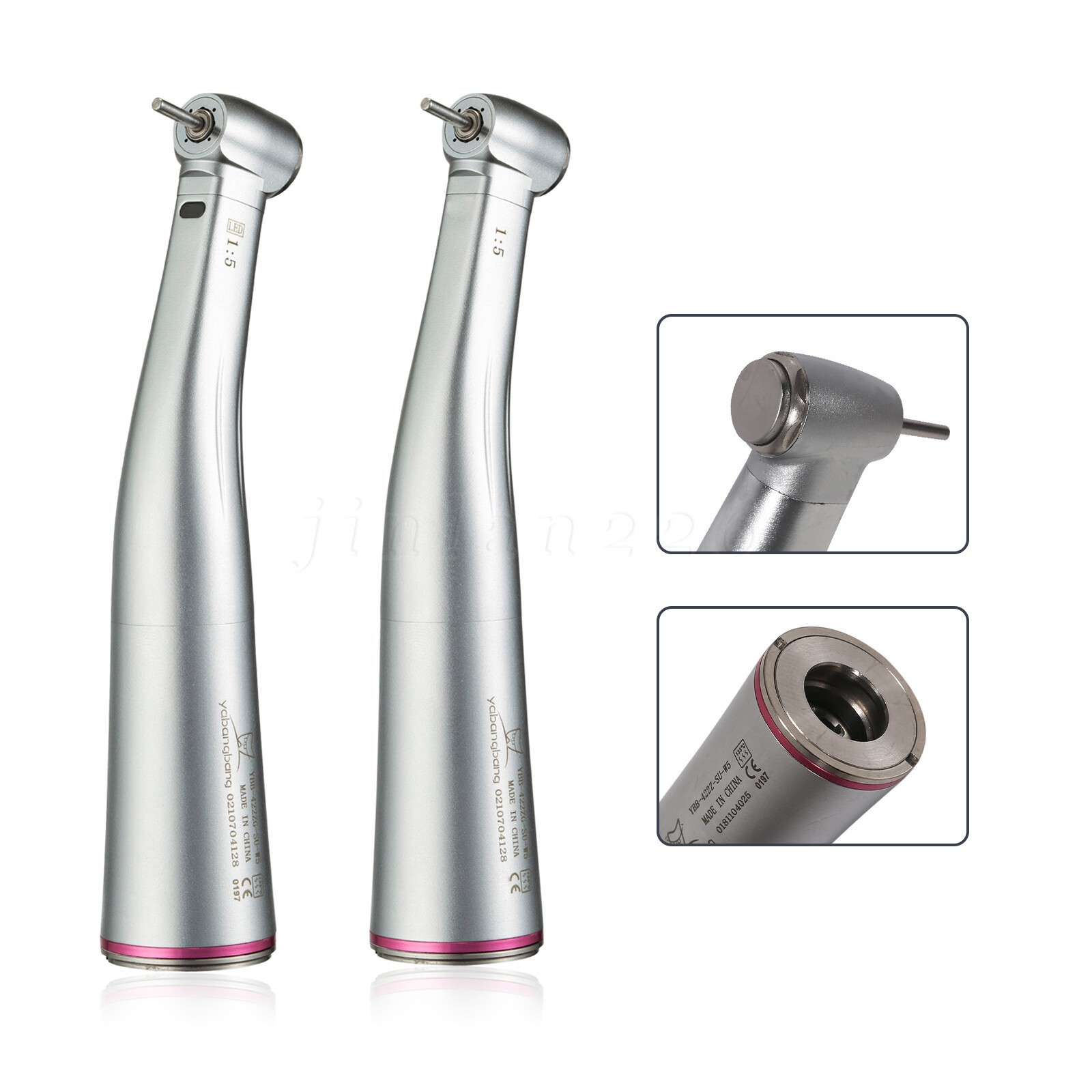 NSK Ti-MAX X95L Type Dental 1:5 (Fiber Optic) Contra Angle Handpiece LED Turbine