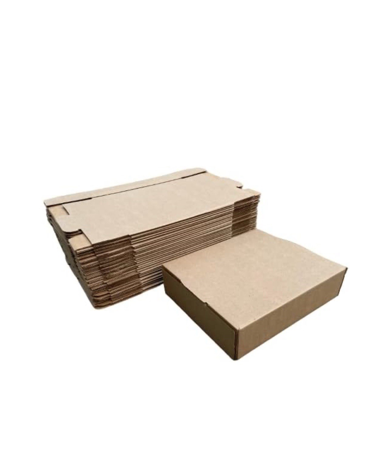 50 Pieces 9″ x 6″ x 3″ Corrugated Security Mailer Shipping Box Boxes