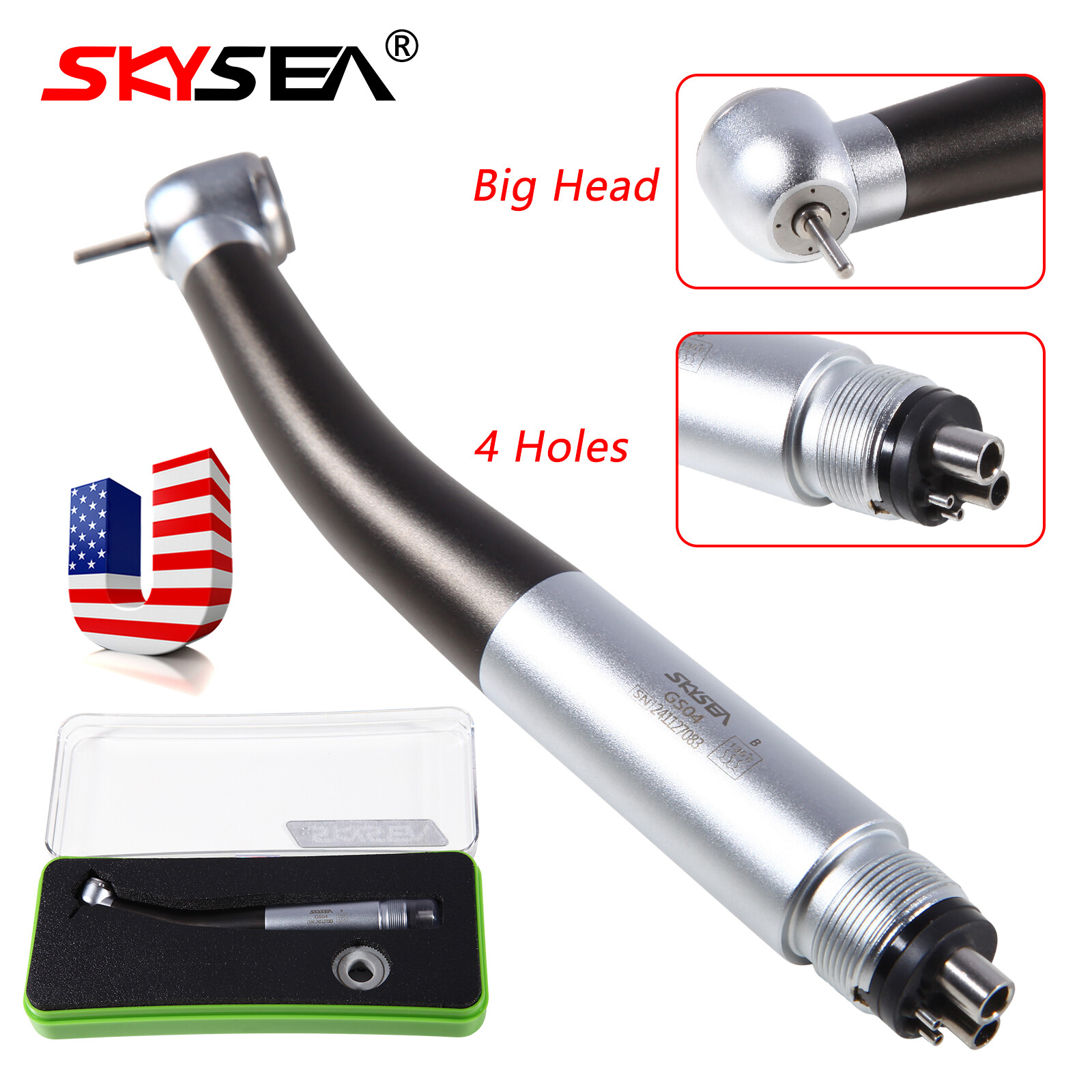 1/5/10 NSK Style Dental High Speed Turbine Handpiece 4H GD4 Quick Coupling/SK500