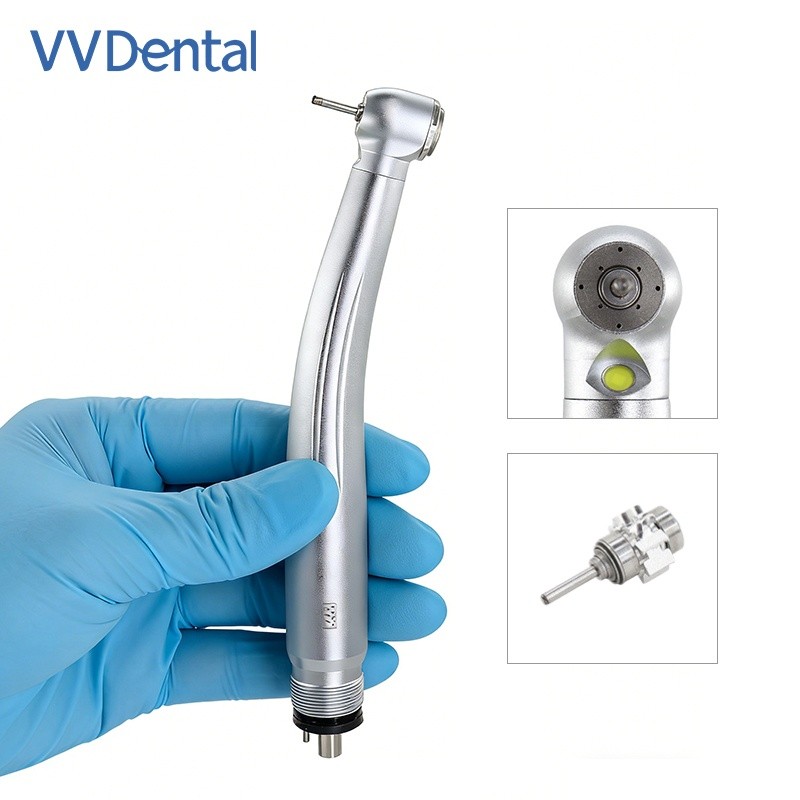 Dental High Speed LED Handpiece Anti-Suction Autoclavable 135°C 320000-400000rpm
