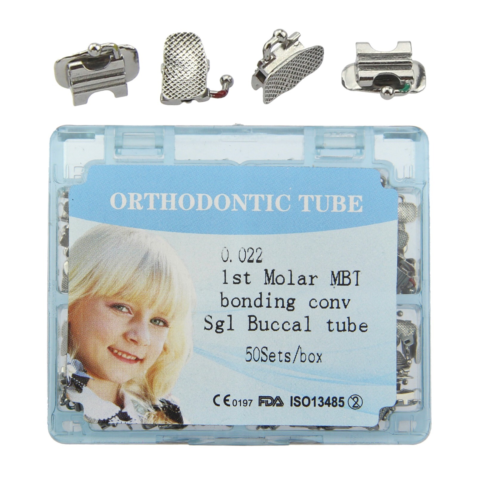 Tubo bucales de ortodoncia Dental Buccal Tube Convertible 1st Molar MBT Roth 022