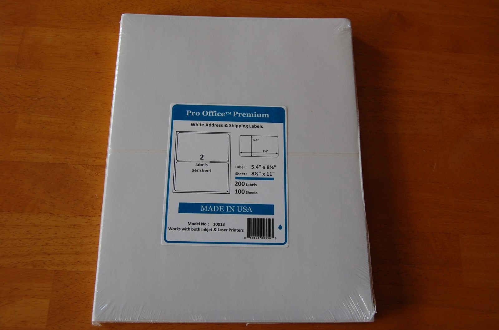 Pro Office Premium Self-Adhesive Blank Round Corner Shipping Labels FedEx 8.5×11