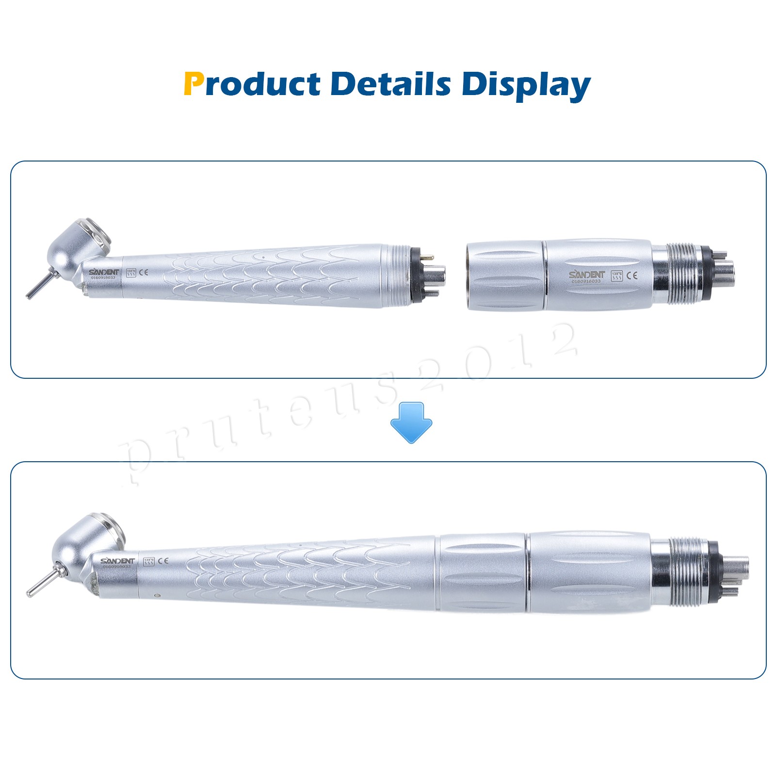 KaVo Style LED Fiber Optic Fast Speed Handpiece Standard/Large/45° Angle Head