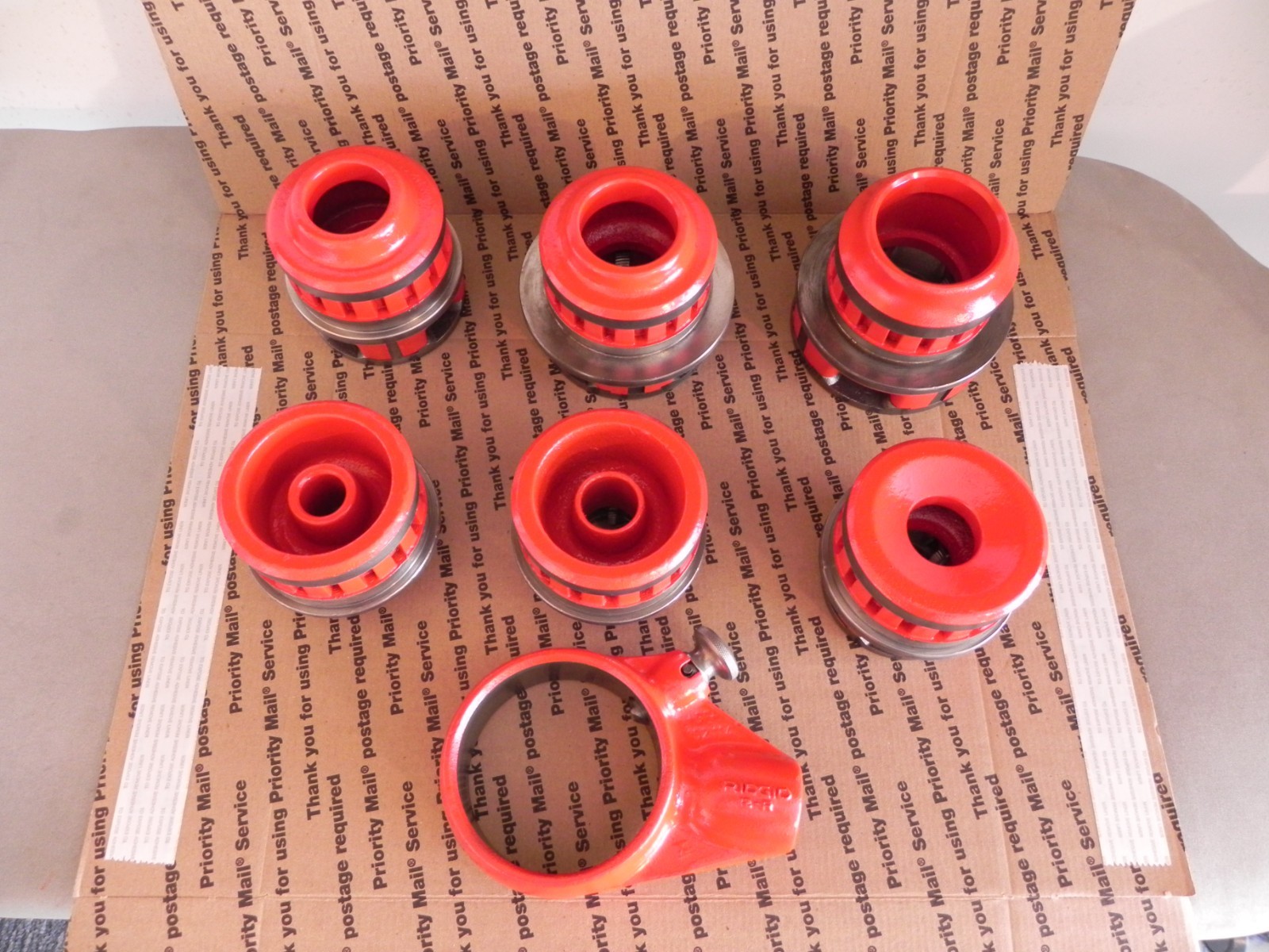 Ridgid 12R manual pipe threader Set 1/2 to 2″ NPT with Ratchet rigid refurbished