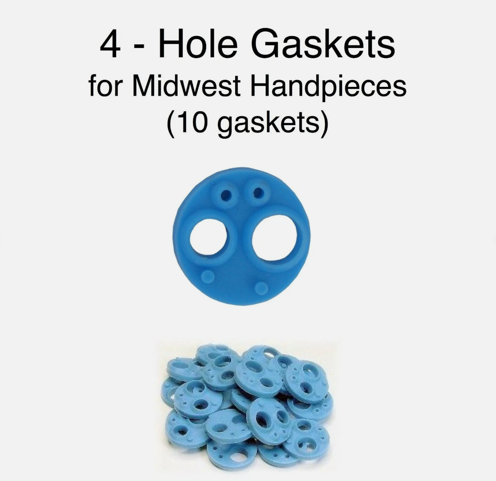 Midwest 4 Hole Handpiece Gasket – Autoclavable USA made Qty 10 gaskets