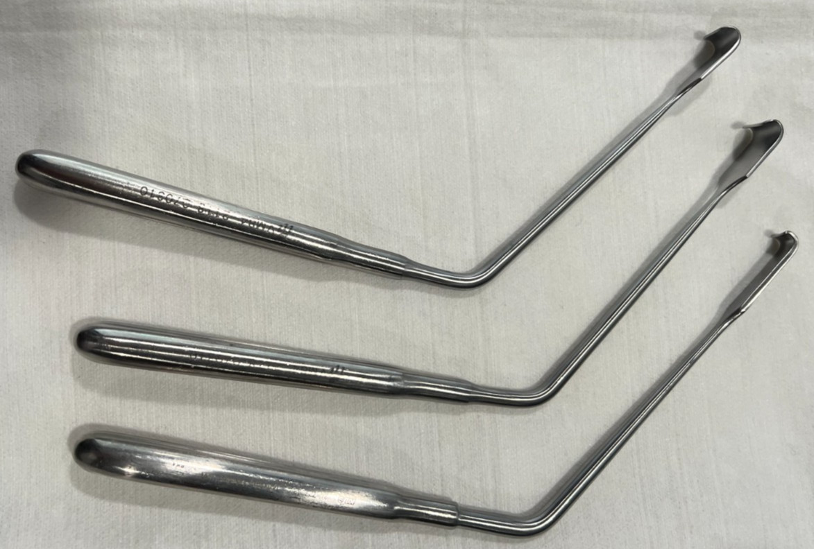 V. Mueller VM84-2118 Scoville Nerve Root Retractor Neuro Spine Surgery set of 3