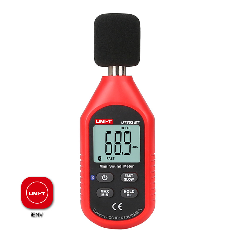 UNI-T Digital Bluetooth Sound Level Meter Decibel Noise Tester 30-130dB UT353BT