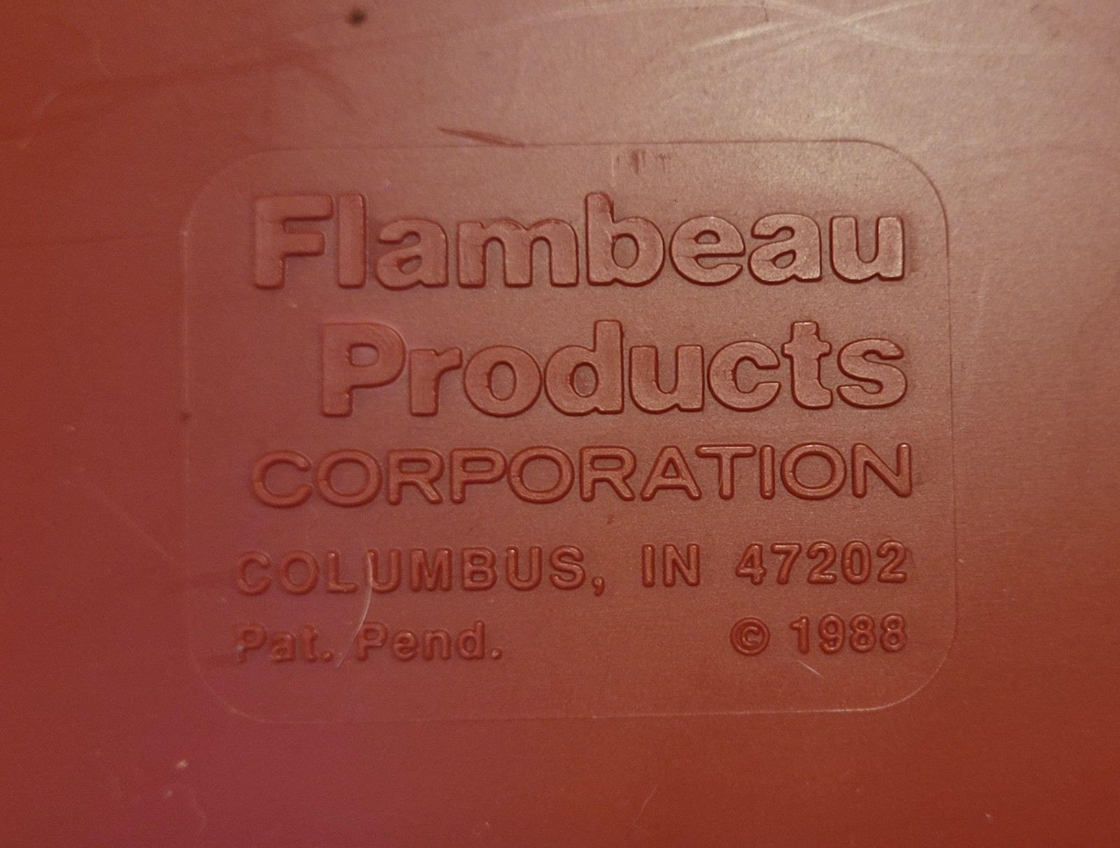 Flambeau 47202 Tool Box Plastic Red 14-1/2 In W X 7-1/2 In D X 5 In H