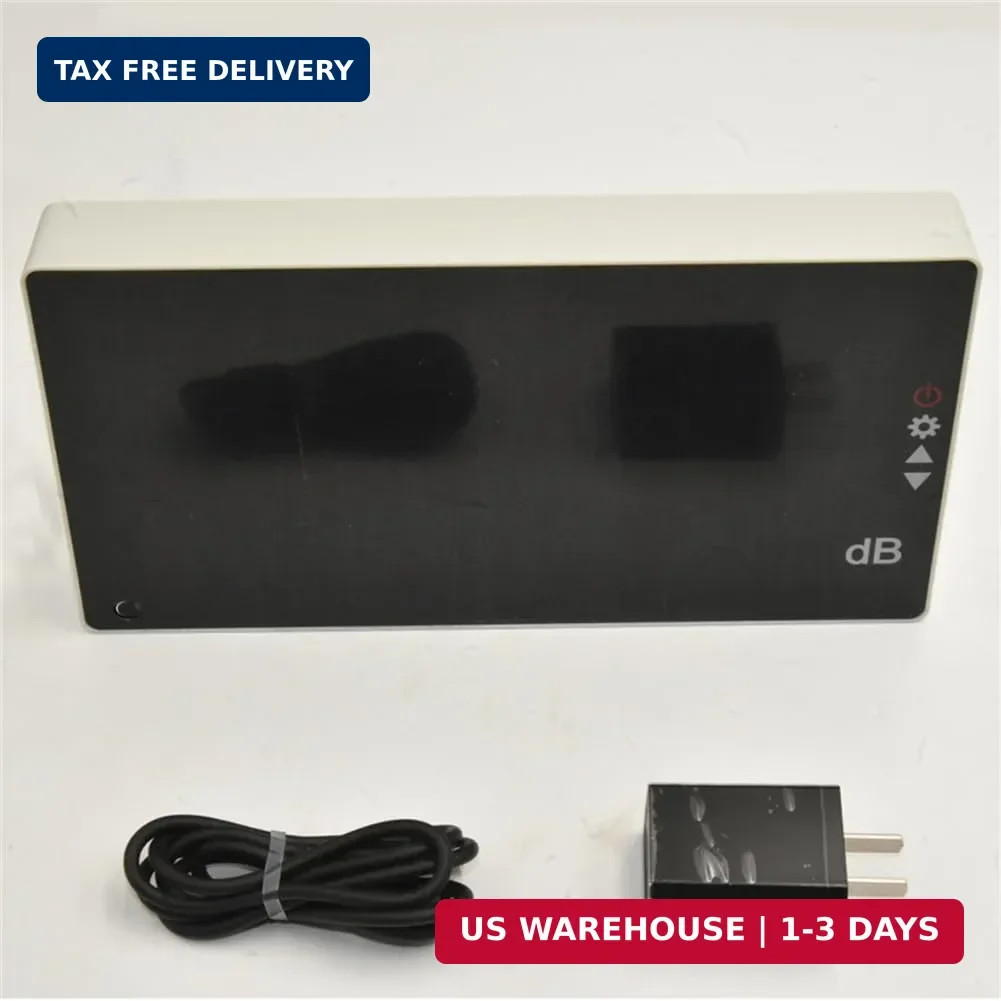 Wall Mounted Sound Level Meter, 30-130dB Digital Decibel Meter with Alarm, ±1.5d