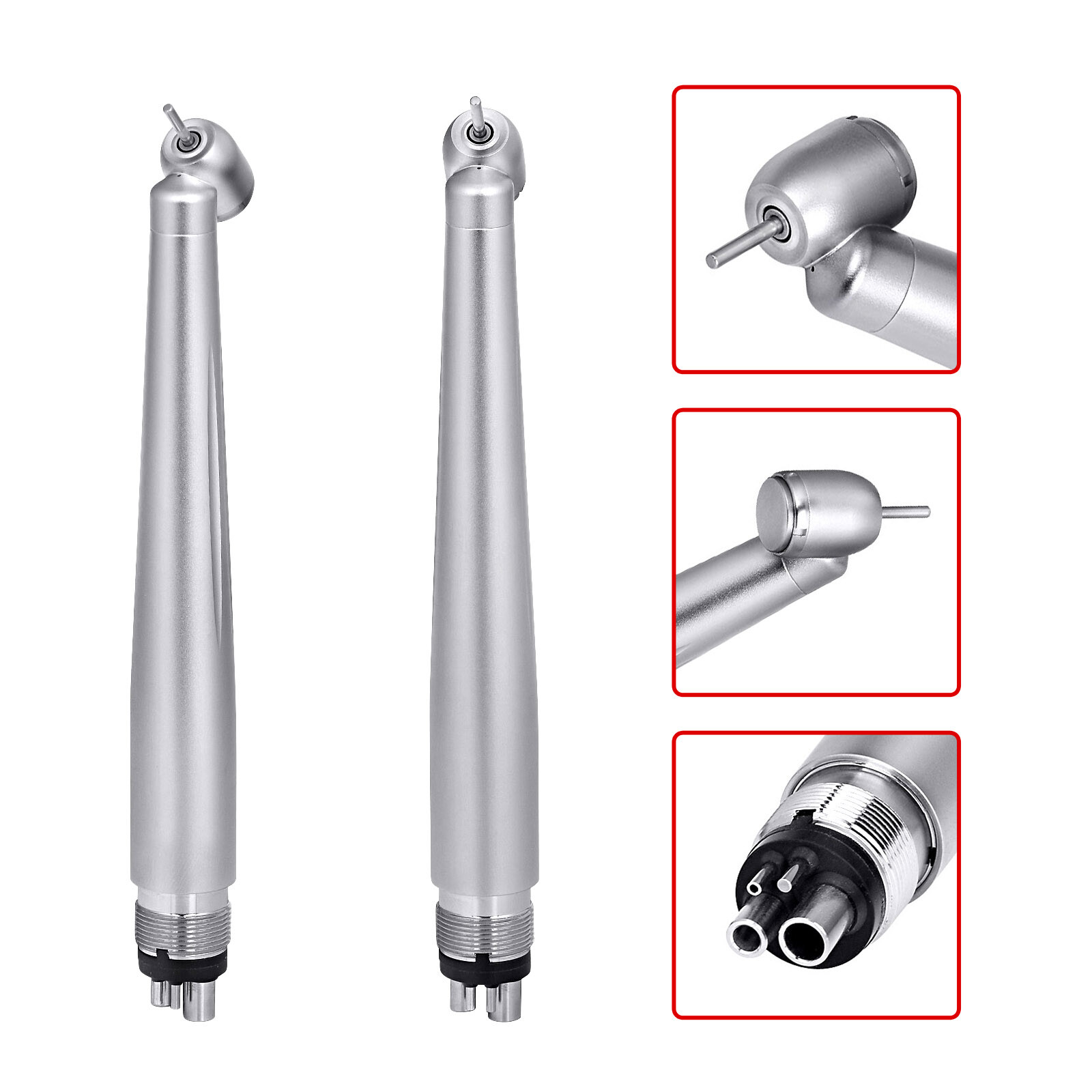5*Dental 45° Degree Surgical High Speed Handpiece Push Button Single Spray 4H