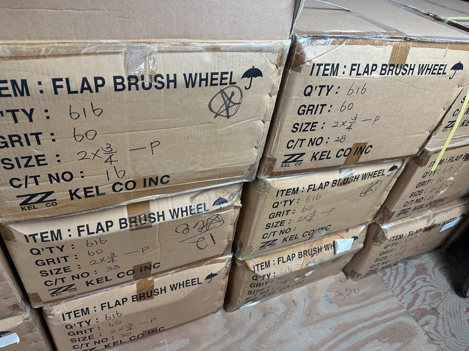 2×3/4×1/4″ Flap Wheel Sander for Drill Mounted Sanding Grinding 60 – Lot of 616