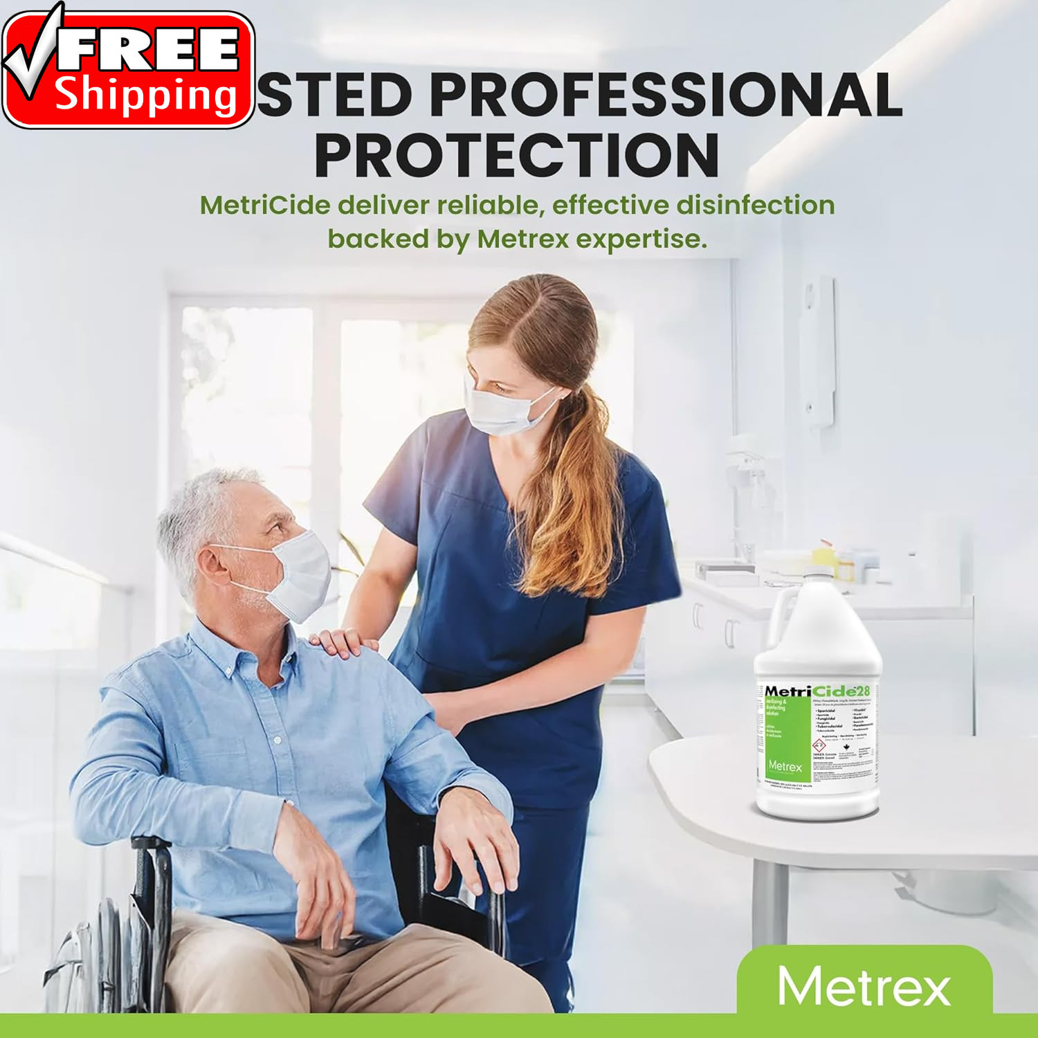 Metricide 28 High-Level Sterilizing & Disinfecting Solution – 2.5% Glutaraldehyd