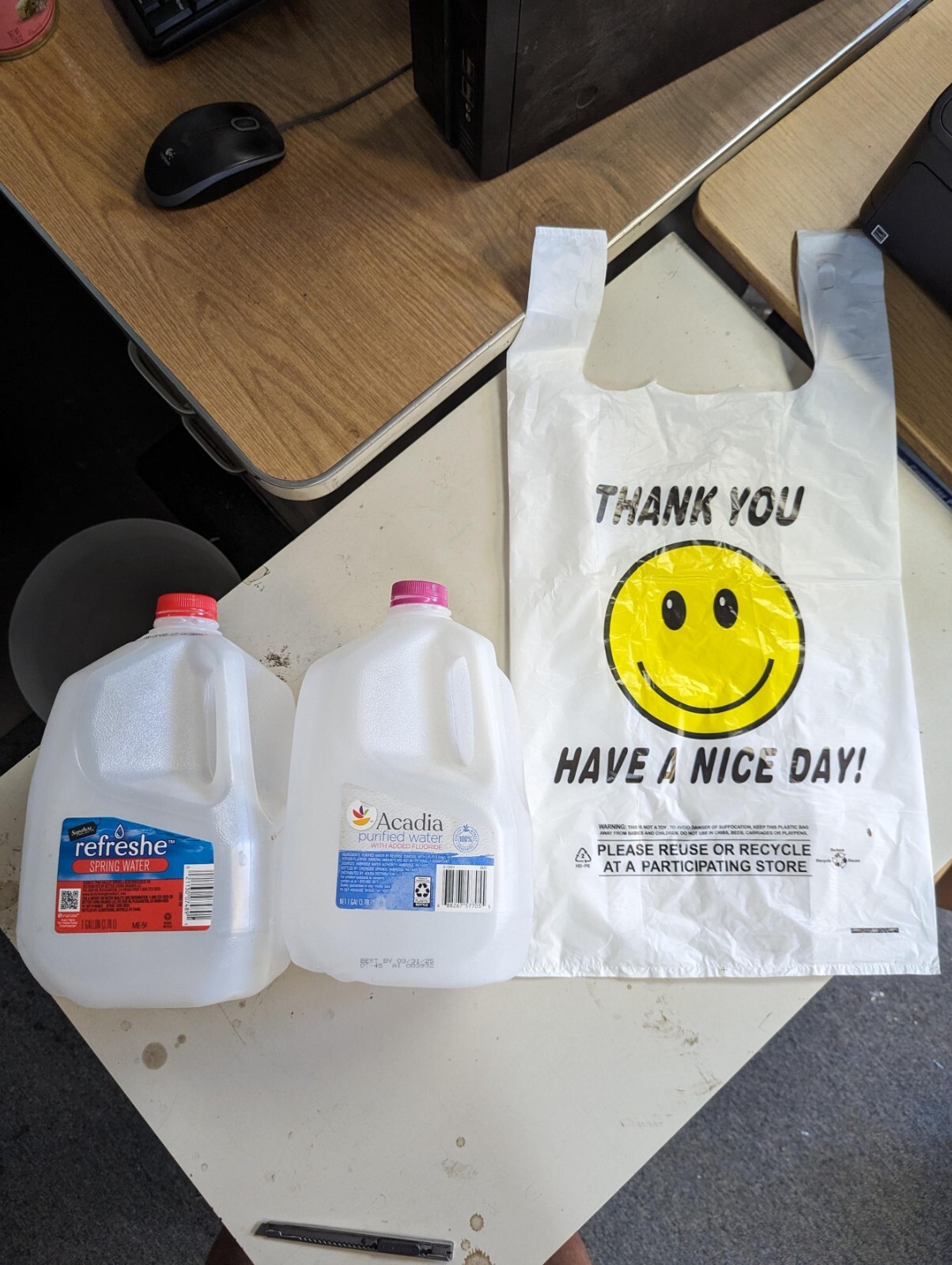 200 Large Carry Out Supermarket Grocery Retail merchandise Plastic Shopping Bag