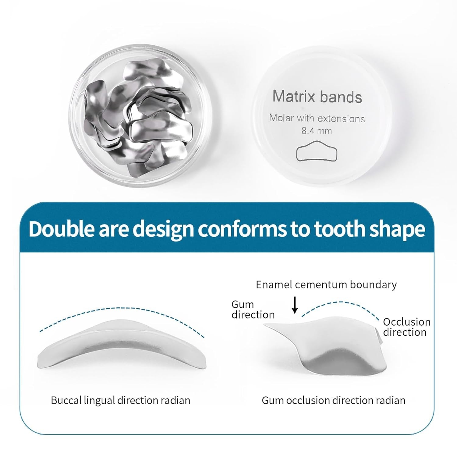 Dental Matrix Bands Ring Sectional Matrix System Tulwar Wedges Fit Palodent V3