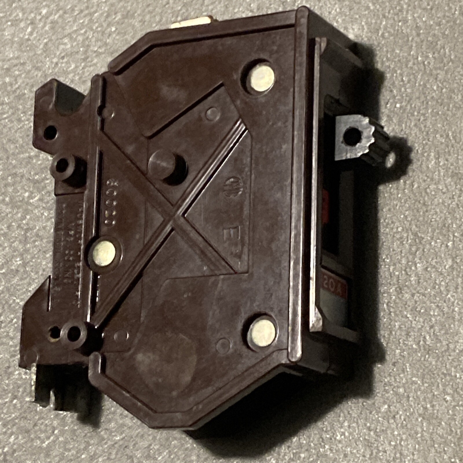Wadsworth A120NI 20 Amp 1 Pole 1P Type A Metal FOOT Breaker A120N A120