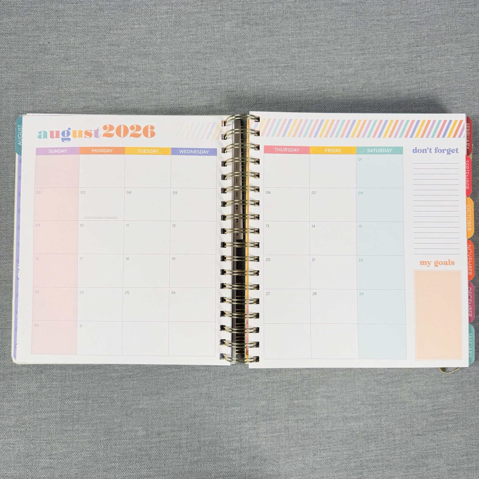 Creative Expert 17 Month Planner AUG 2026 – DEC 2027 Monthly/Weekly Planner